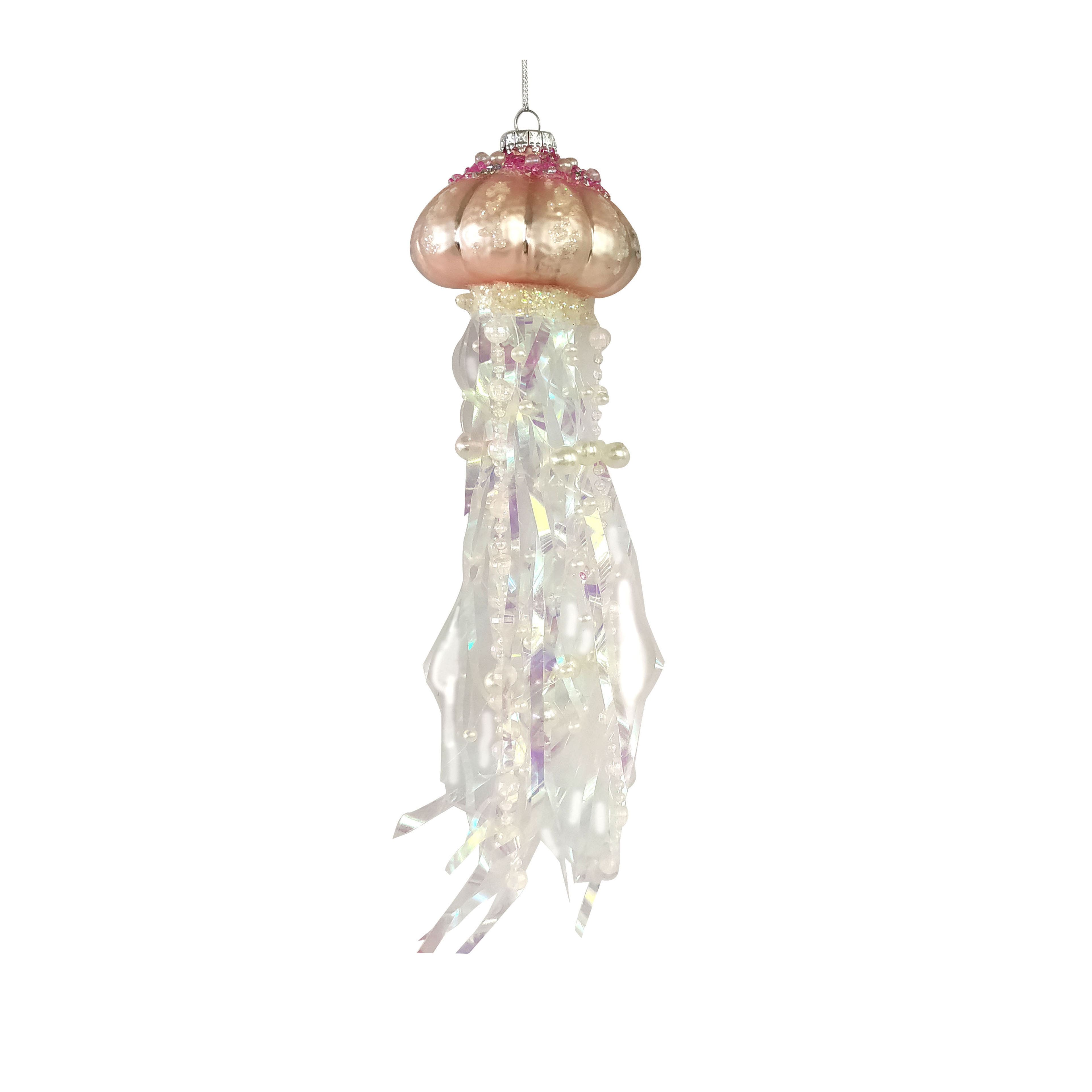 11&#x22; Jellyfish Glass Ornament by Ashland&#xAE;