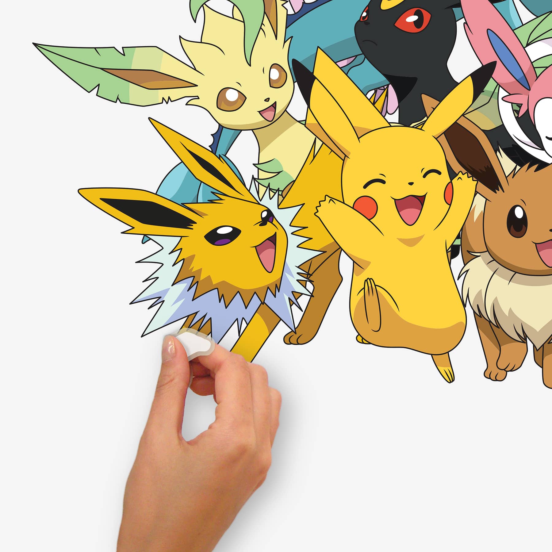 RoomMates Pok&#xE9;mon Eevee Evolutions Multicolor Wall Decals