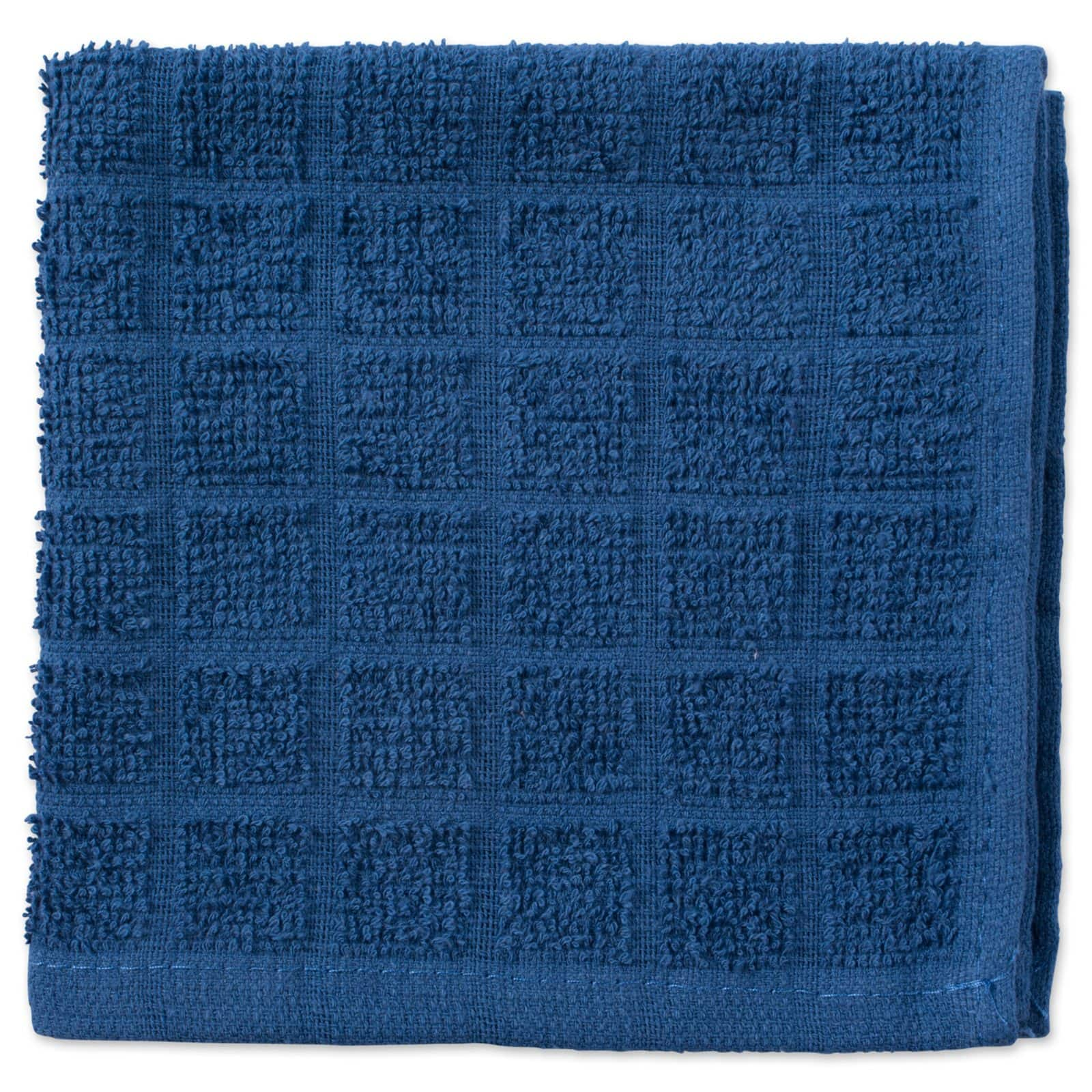 DII&#xAE; Solid Windowpane Terry Dishcloth Set