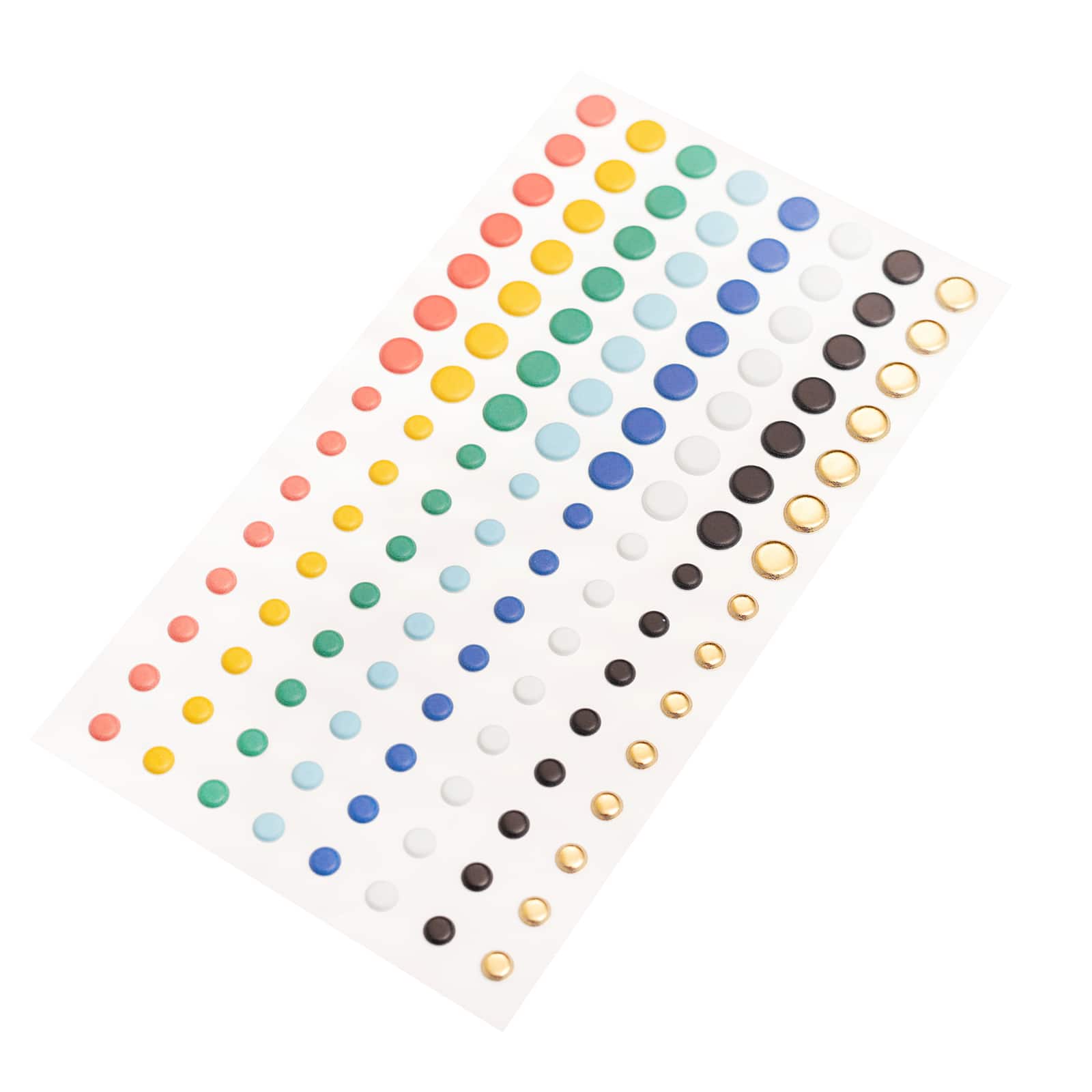 12 Packs: 120 ct. (1,440 total) Multicolor Matte Dot Stickers by
