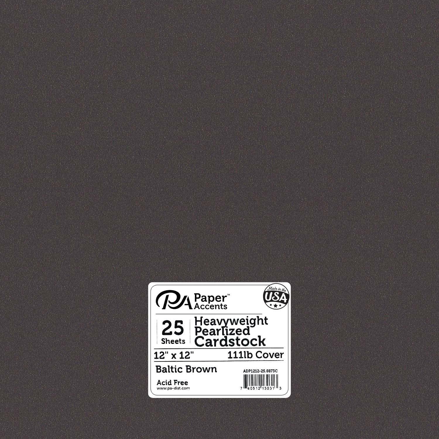 PA Paper&#x2122; Accents Pearlized 12&#x22; x 12&#x22; 111lb. Cardstock, 25 Sheets