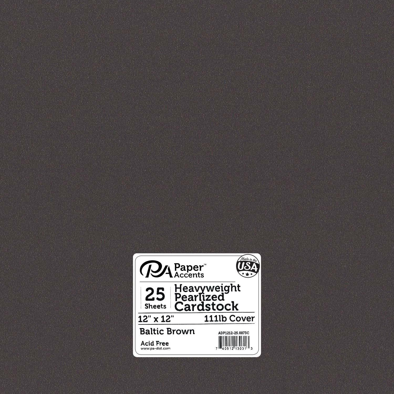 PA Paper™ Accents Pearlized 12 x 12 111lb. Cardstock, 25 Sheets