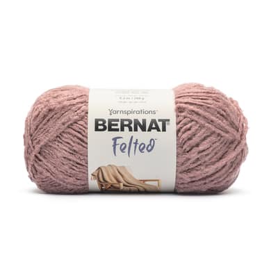 Tan Pink Blanket Yarn - Bernat