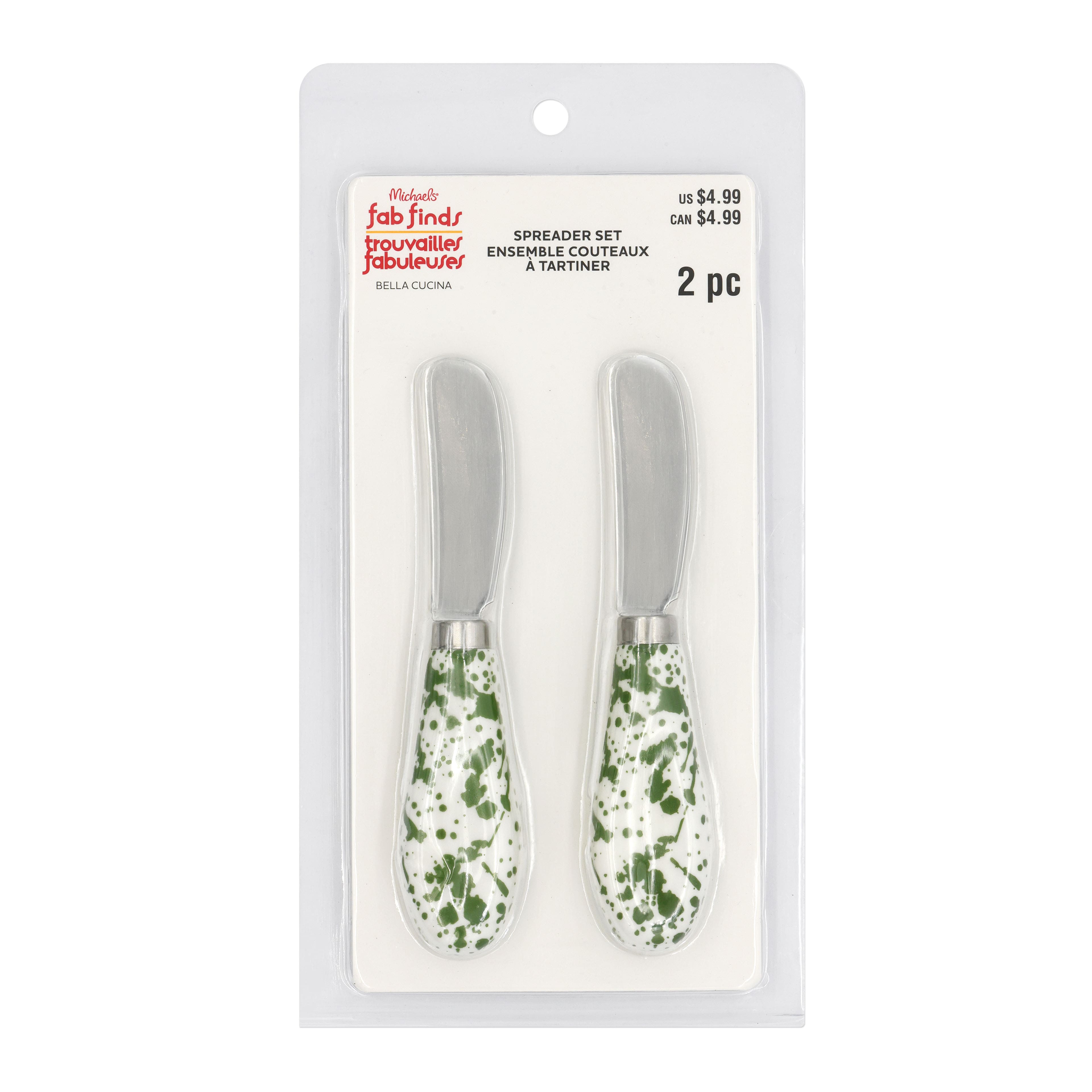 Splatter Cheese Spreader Set by Fab Finds