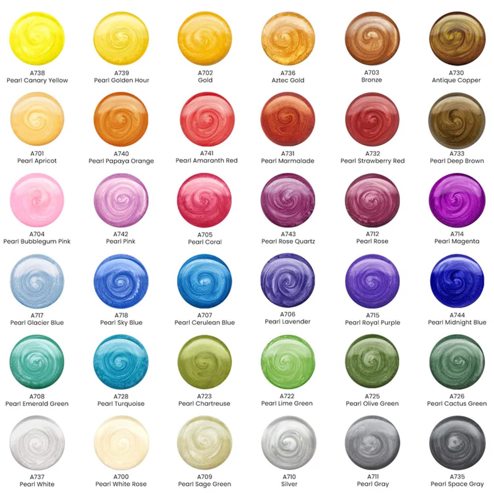 Arteza® 36 Color Metallic Gouache Paint Set