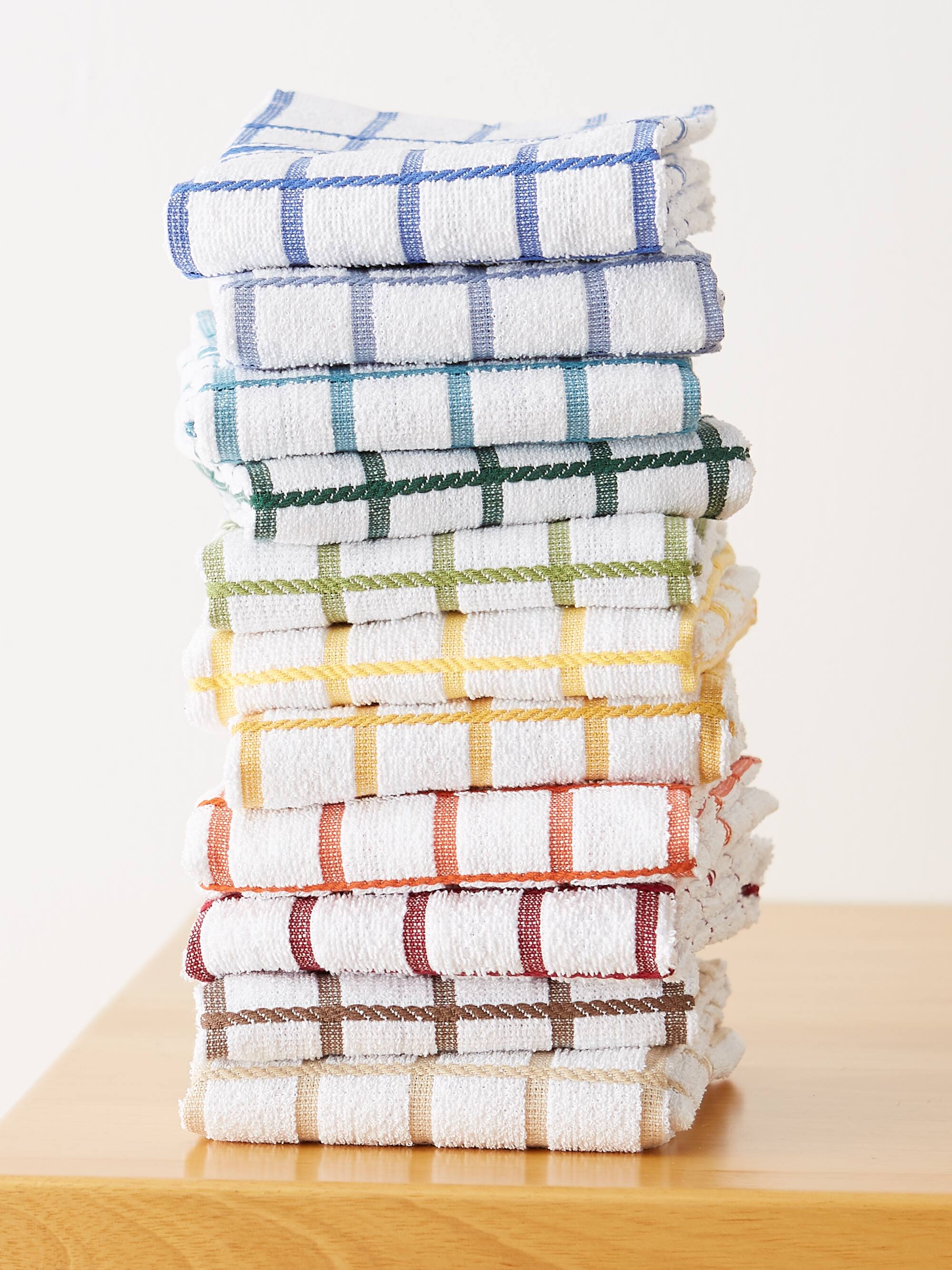 DII® Windowpane Terry Dishtowels