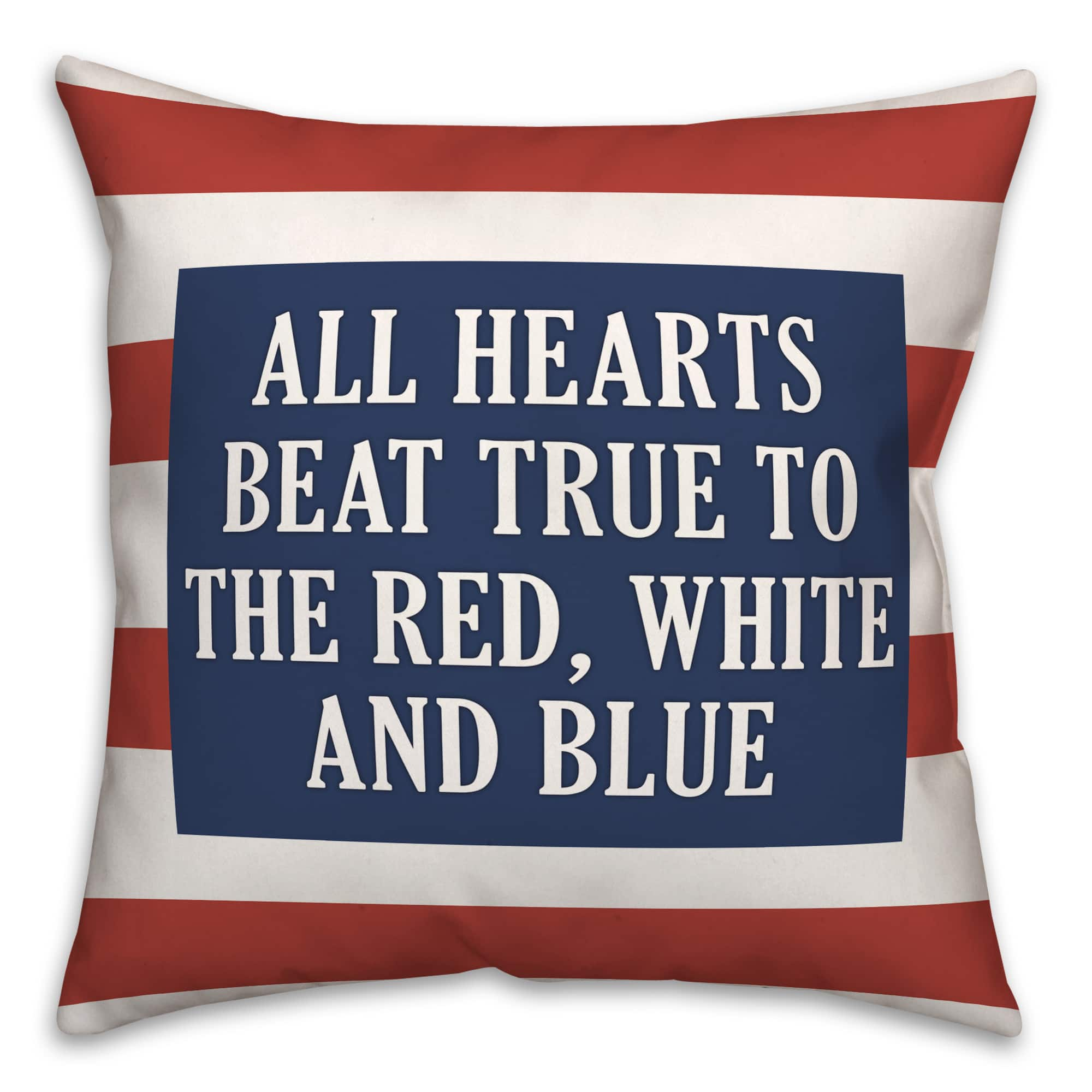 All Hearts Beat True Accent Pillow