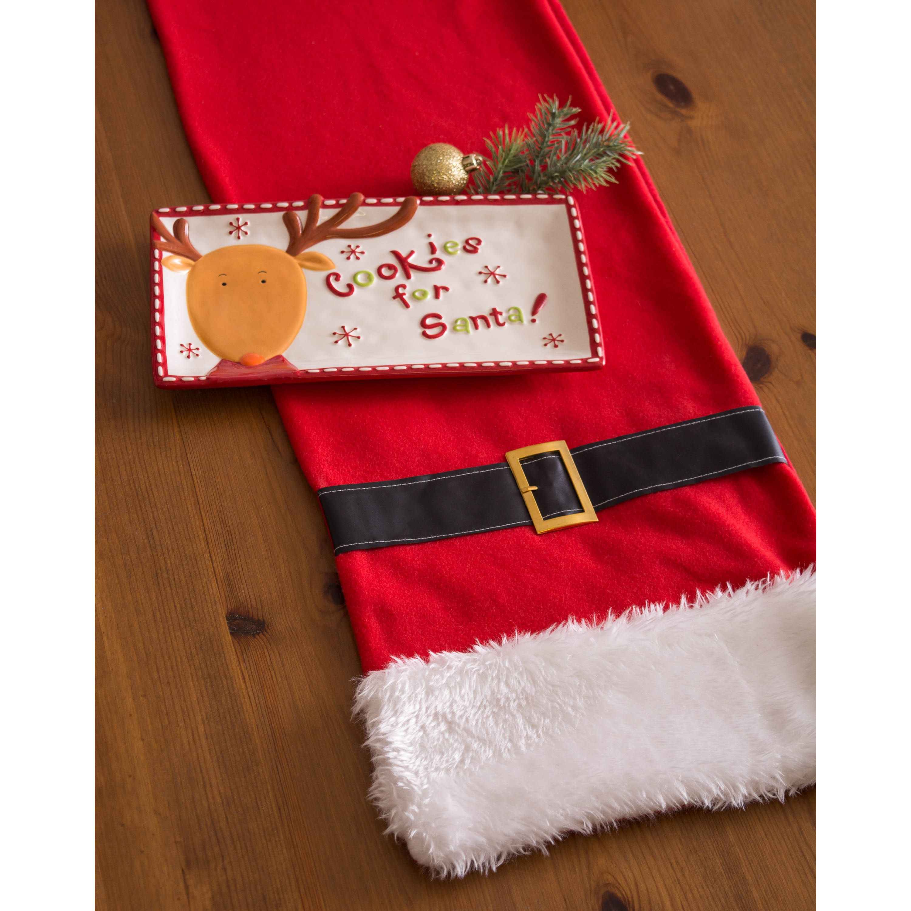 DII&#xAE; 72&#x27;&#x27; Santa Belt Table Runner