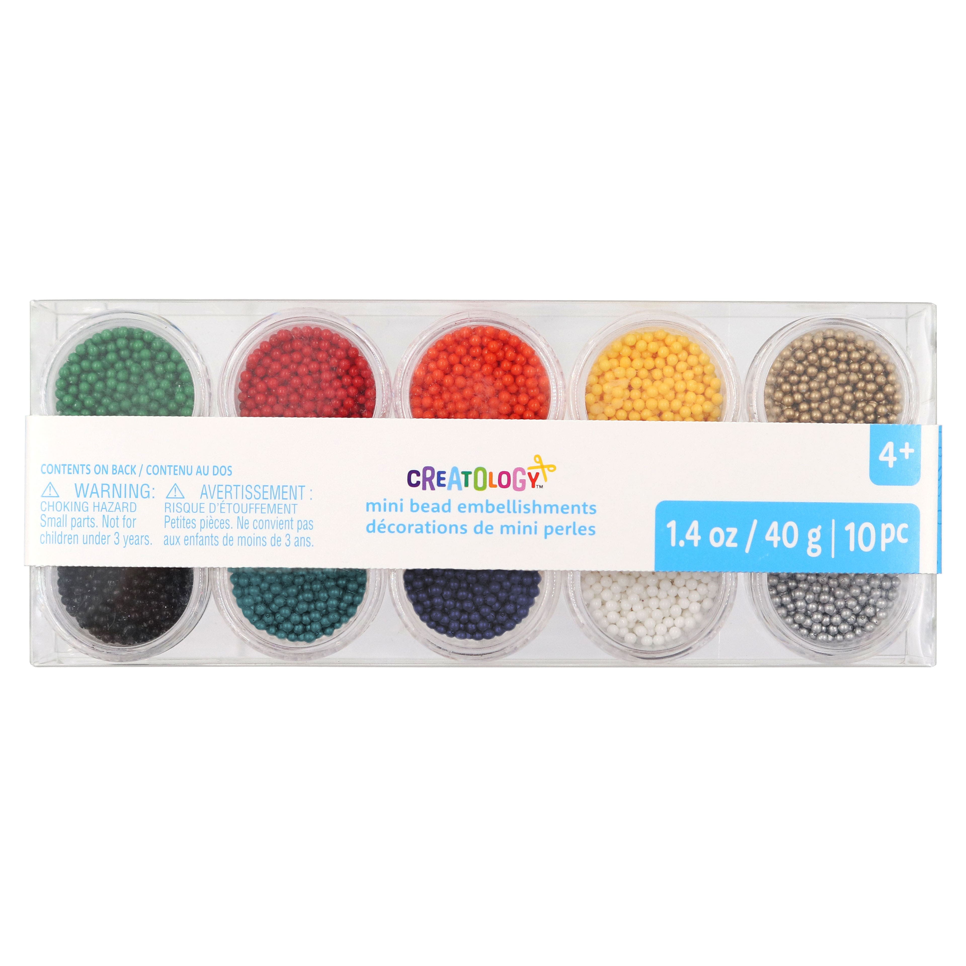 Primary Mini Bead Embellishments by Creatology™ | Michaels