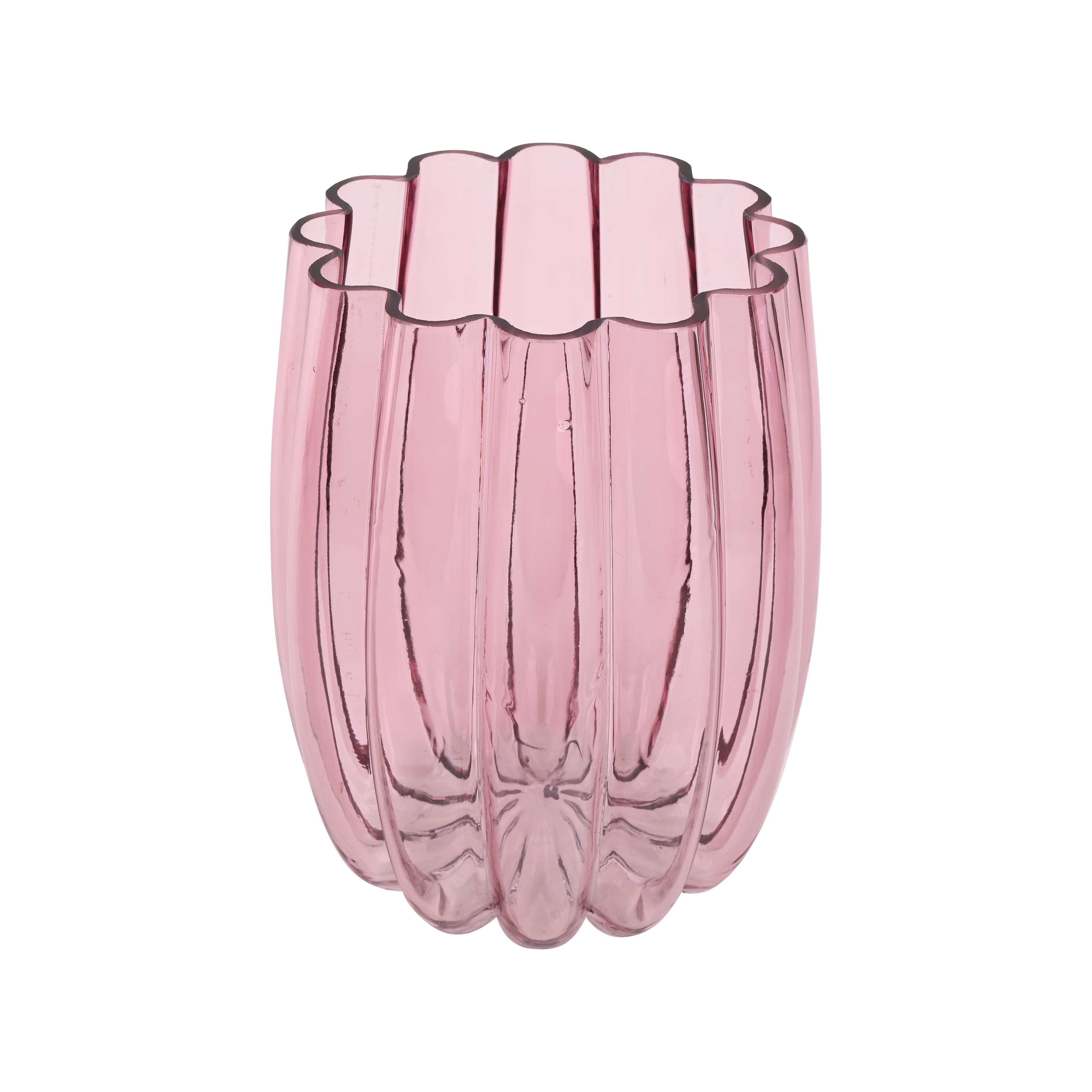 8&#x22; Pink Glass Tabletop Vase by Ashland&#xAE;