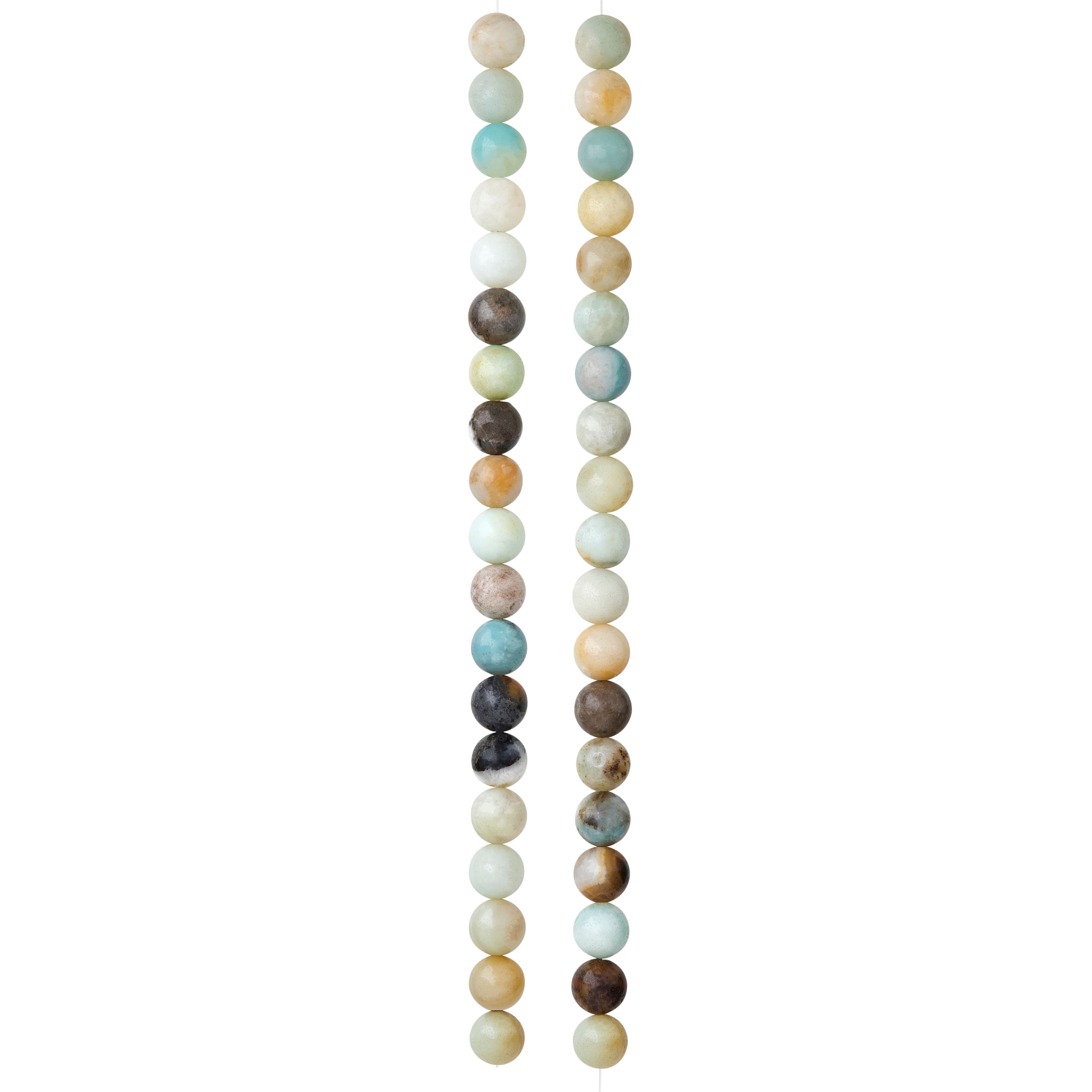 12 Pack: Amazonite Round Beads, 8mm by Bead Landing™