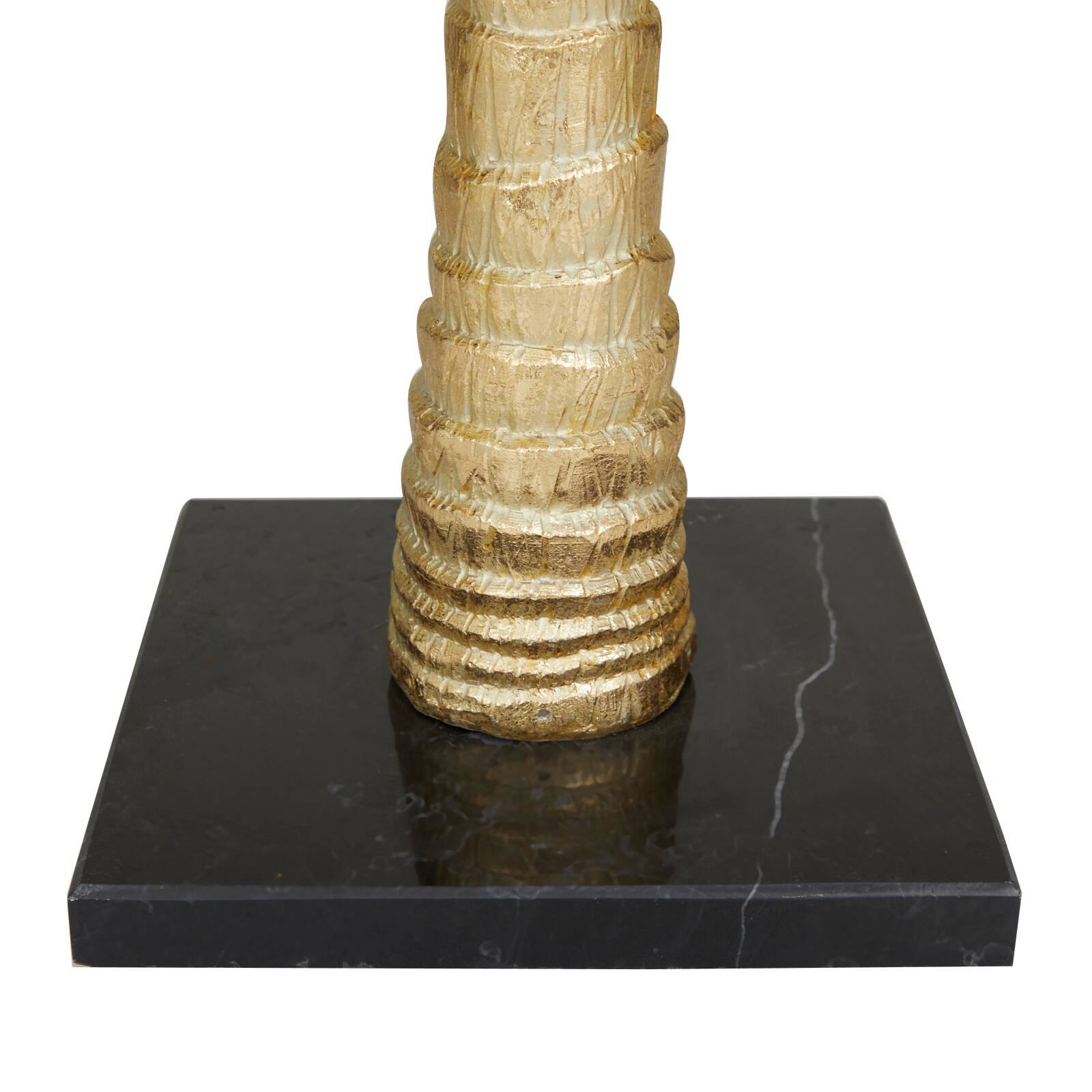 The Novogratz 2ft. Gold Polystone Palm Tree Sculpture