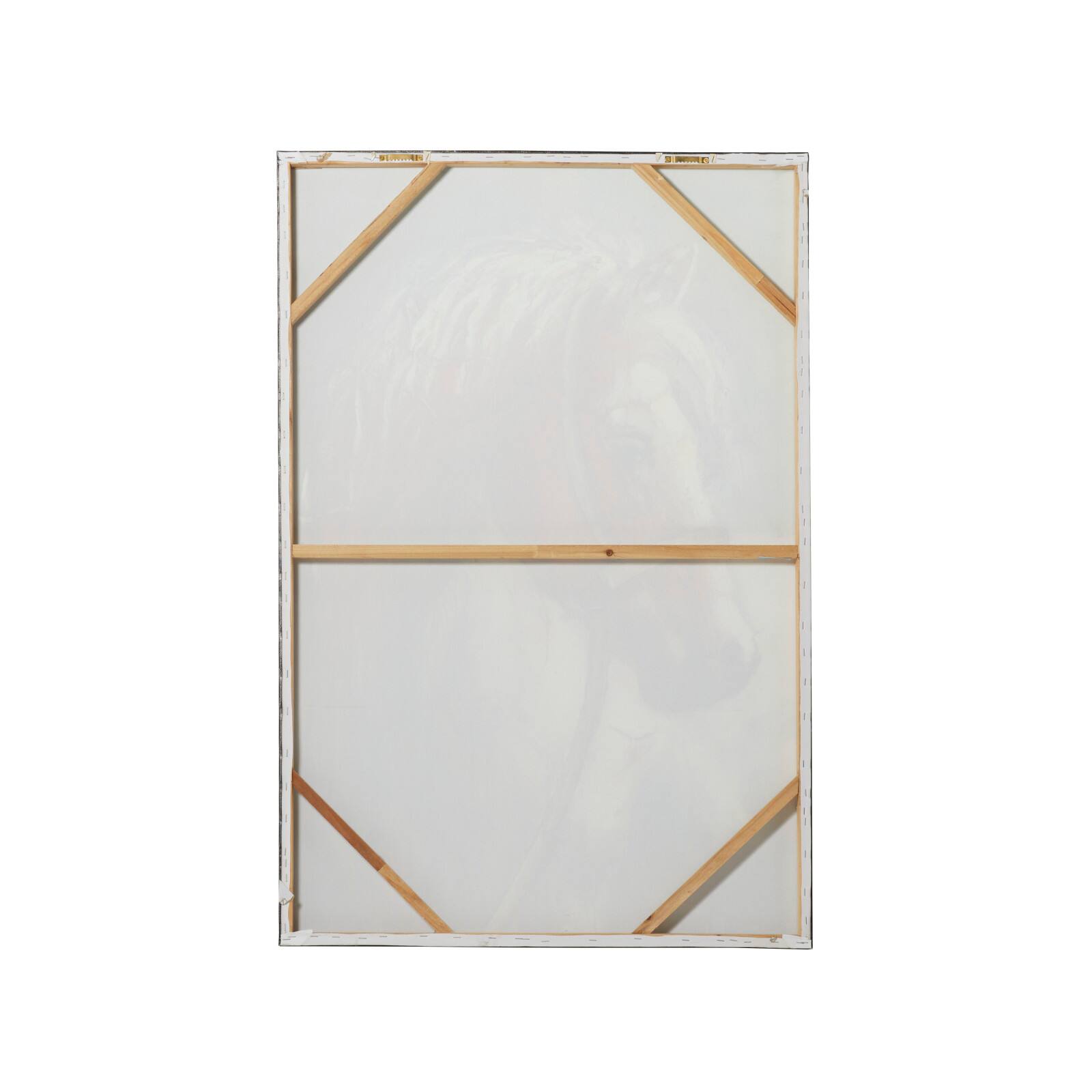 Brown Traditional Horse Canvas Wall Art, 47&#x22; x 32&#x22;