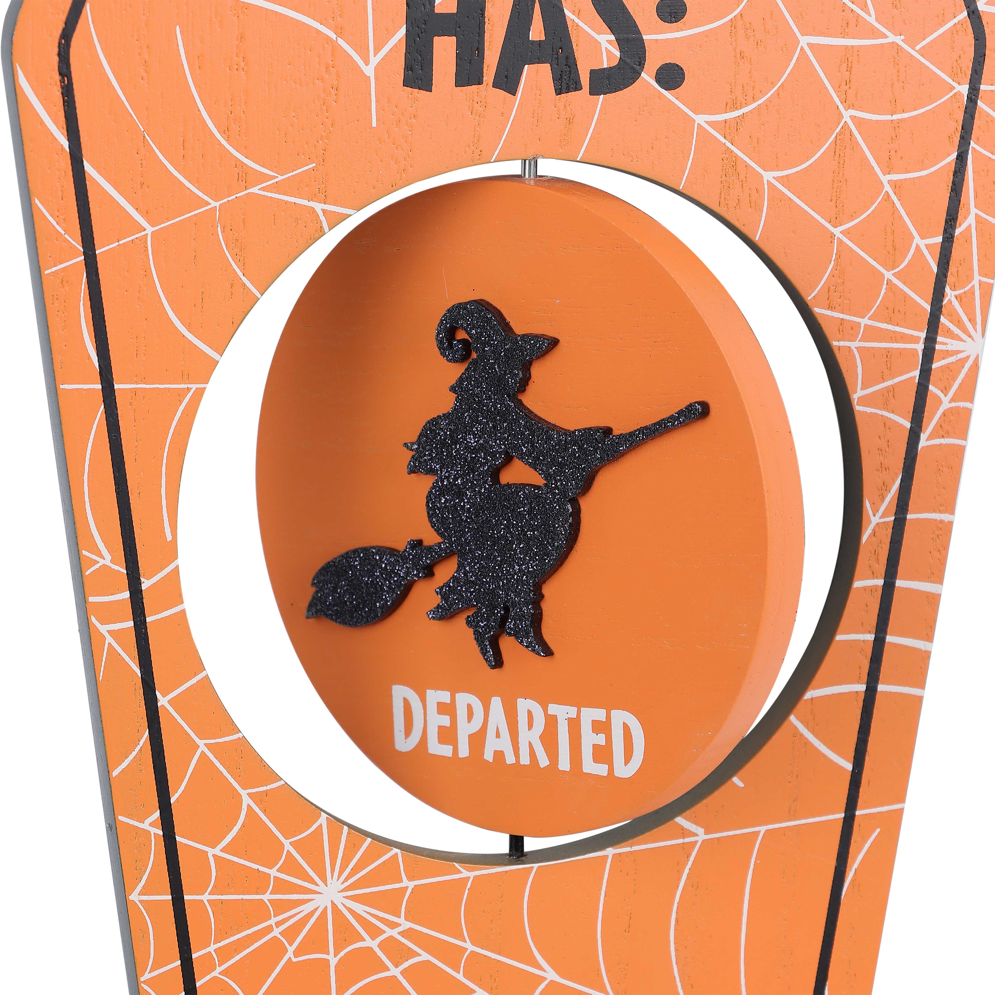 17.5&#x22; Hanging Reversible Witch Coffin Sign by Ashland&#xAE;