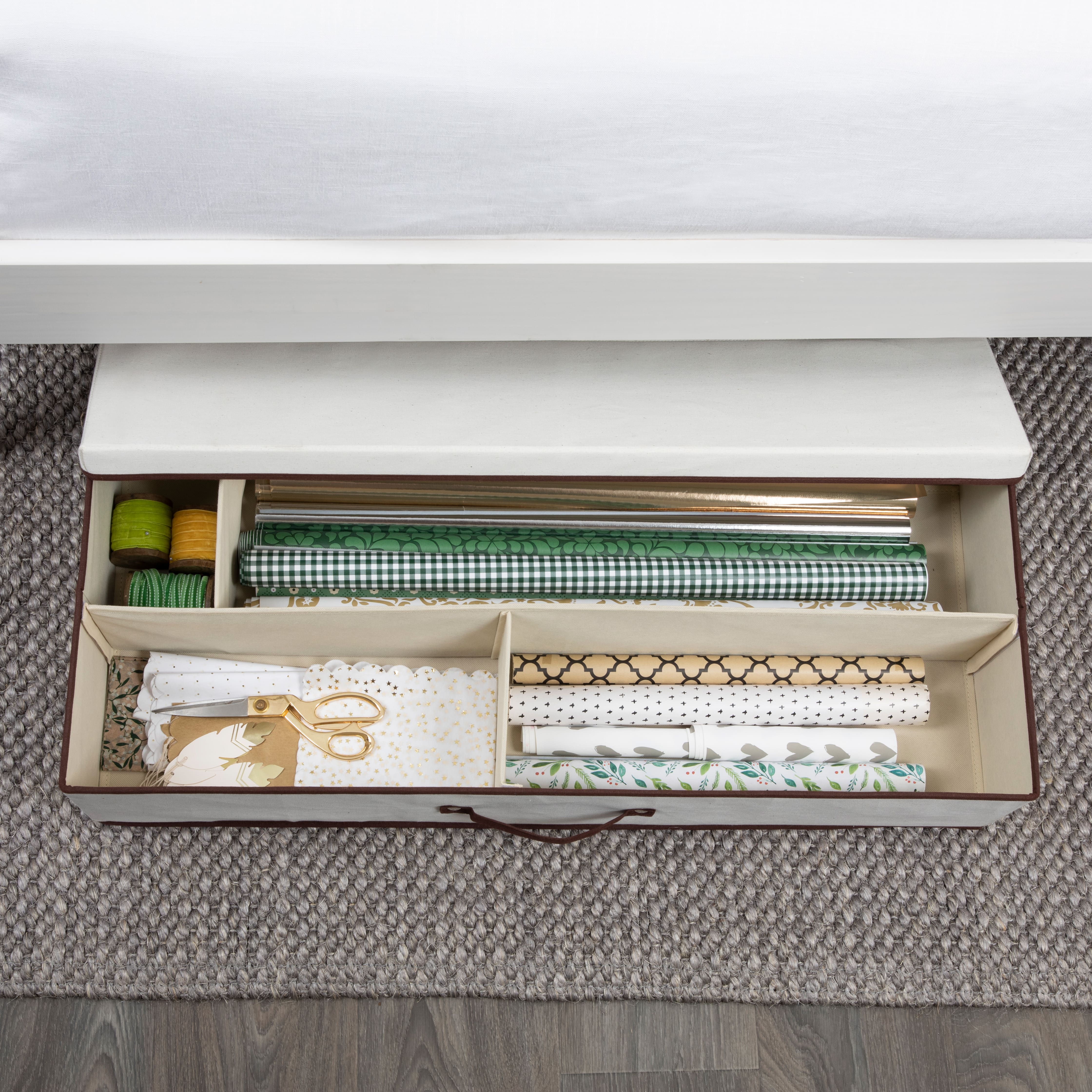 Household Essentials Gift Wrap Storage Box