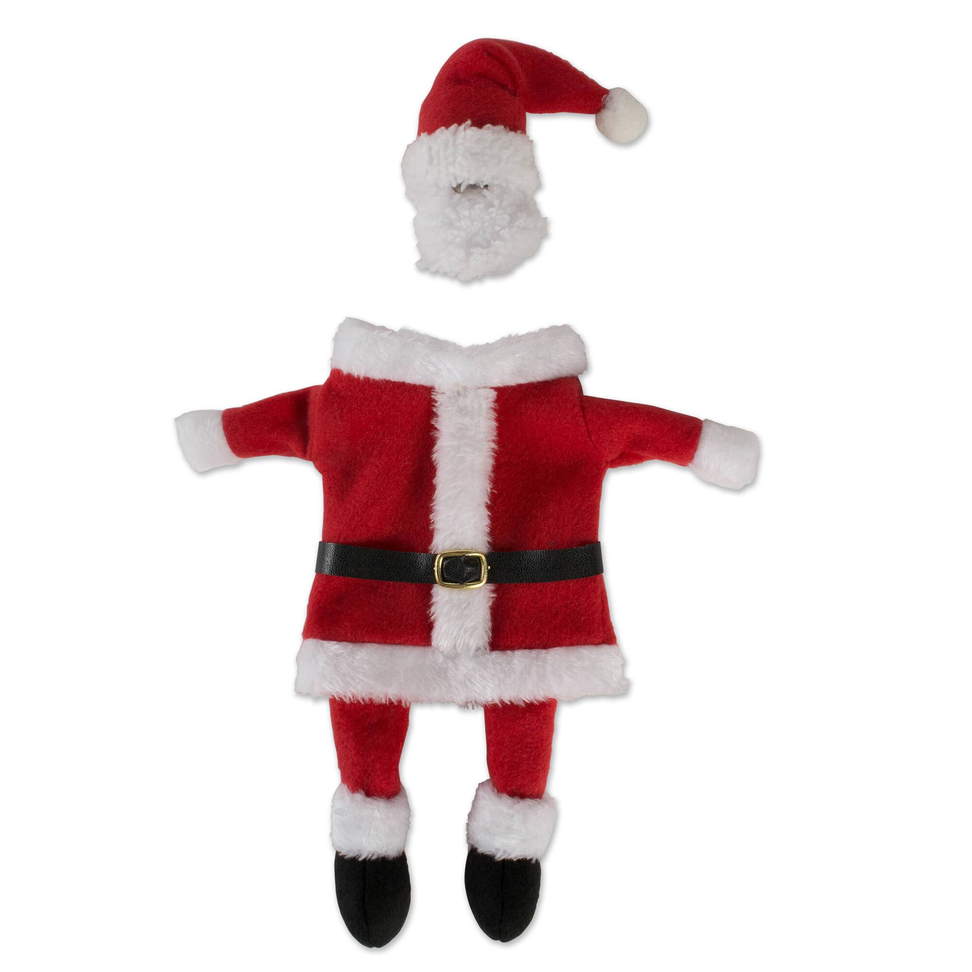 DII&#xAE; Santa, Reindeer, and Elf Wine Bottle Outfits Set