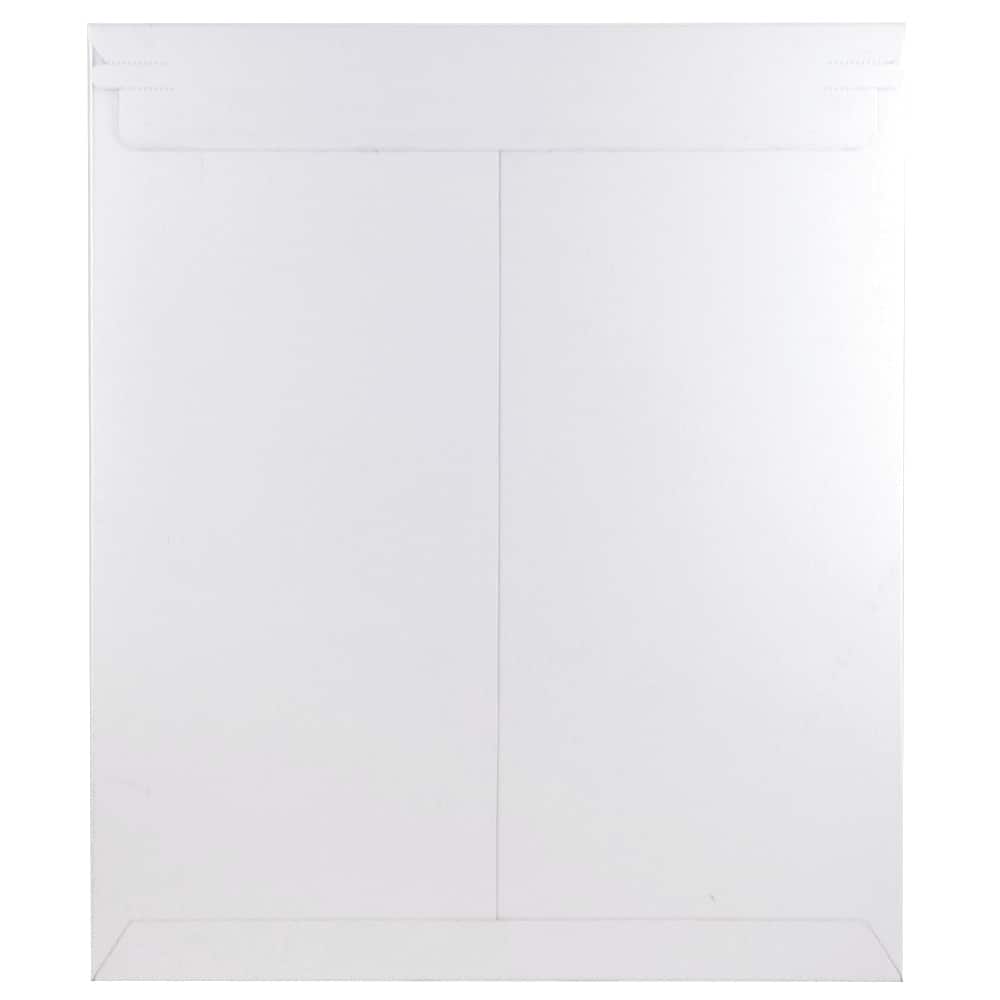 JAM Paper 12.75" x 15" White Flat Photo Mailer Peel & Seal Closure Envelopes, 6ct.