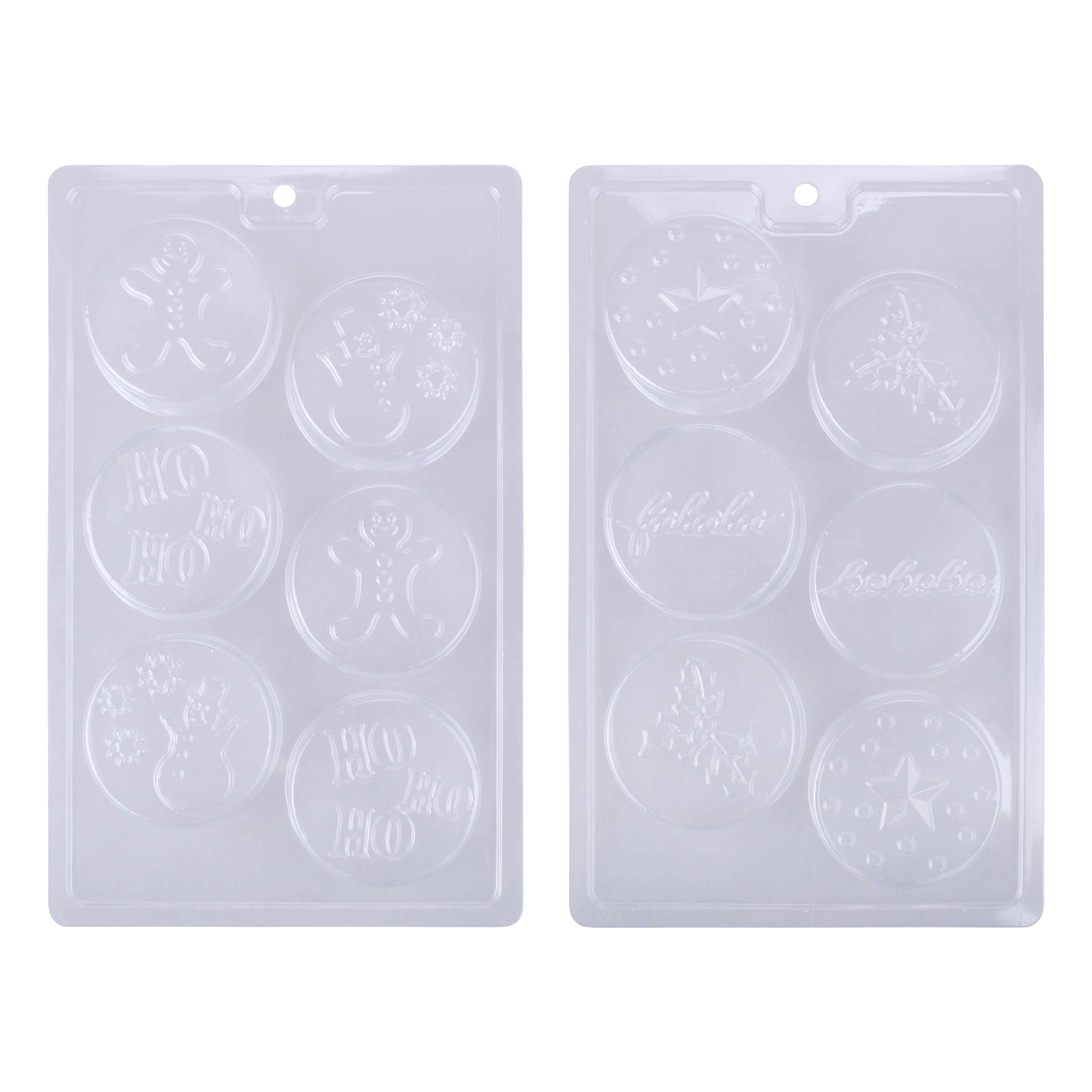 Christmas Cookie Candy Plastic Mold Set by Celebrate It&#x2122;