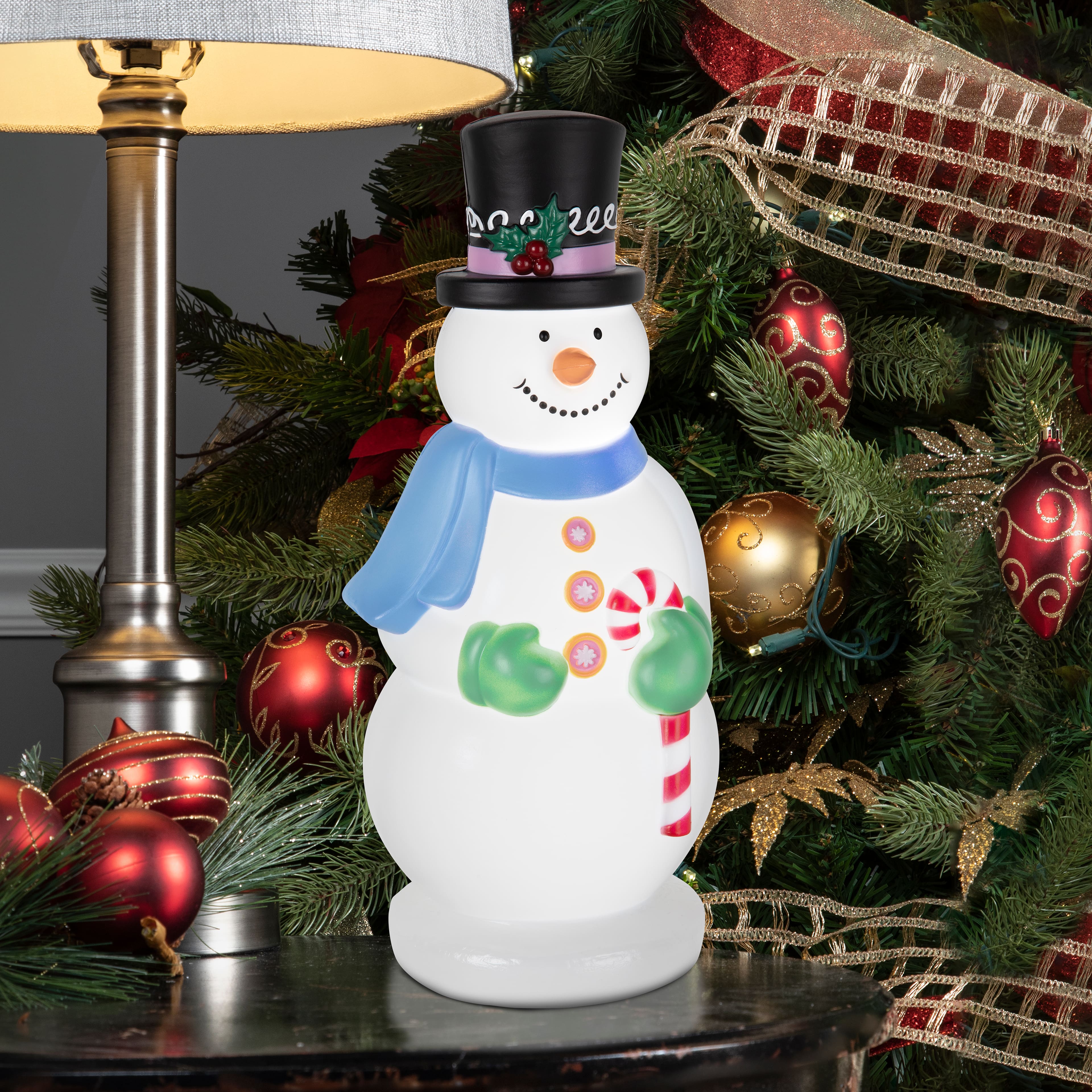 14&#x22; LED Snowman Blow Mold by Ashland&#xAE;