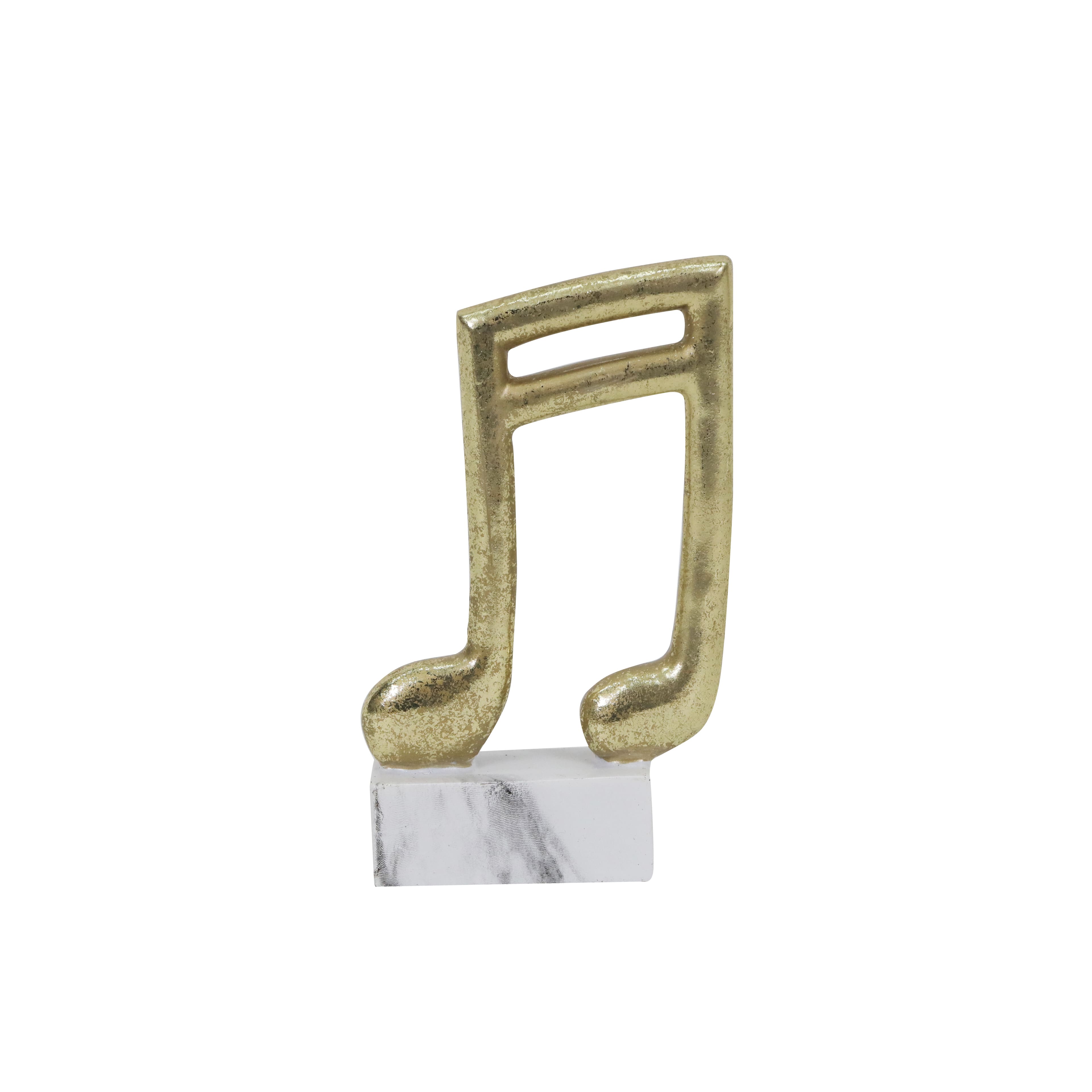 5&#x22; Gold 16th Notes Tabletop D&#xE9;cor by Ashland&#xAE;