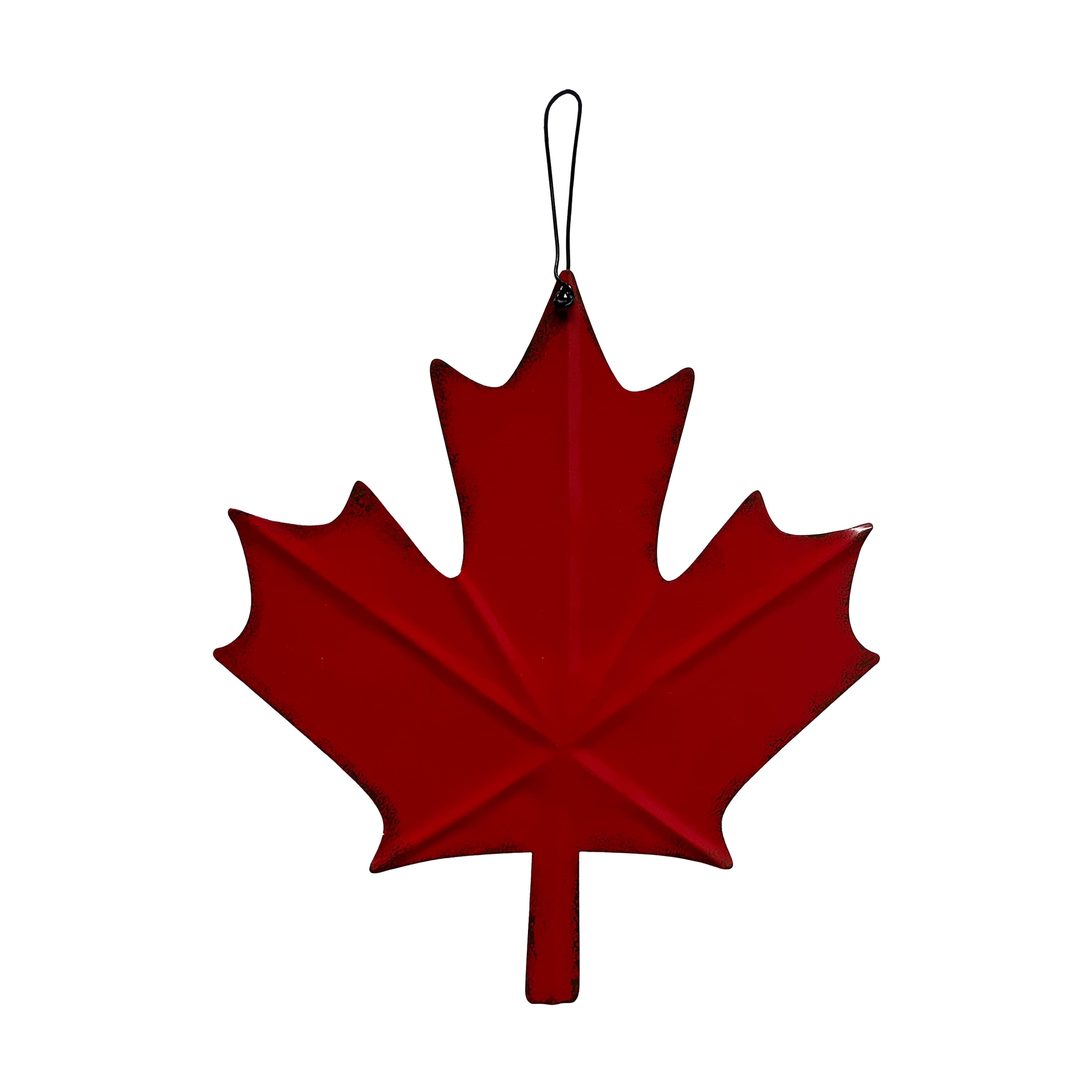 Assorted 8.25&#x22; Metal Maple Leaf Wall Decor by Celebrate It&#x2122;, 1pc.
