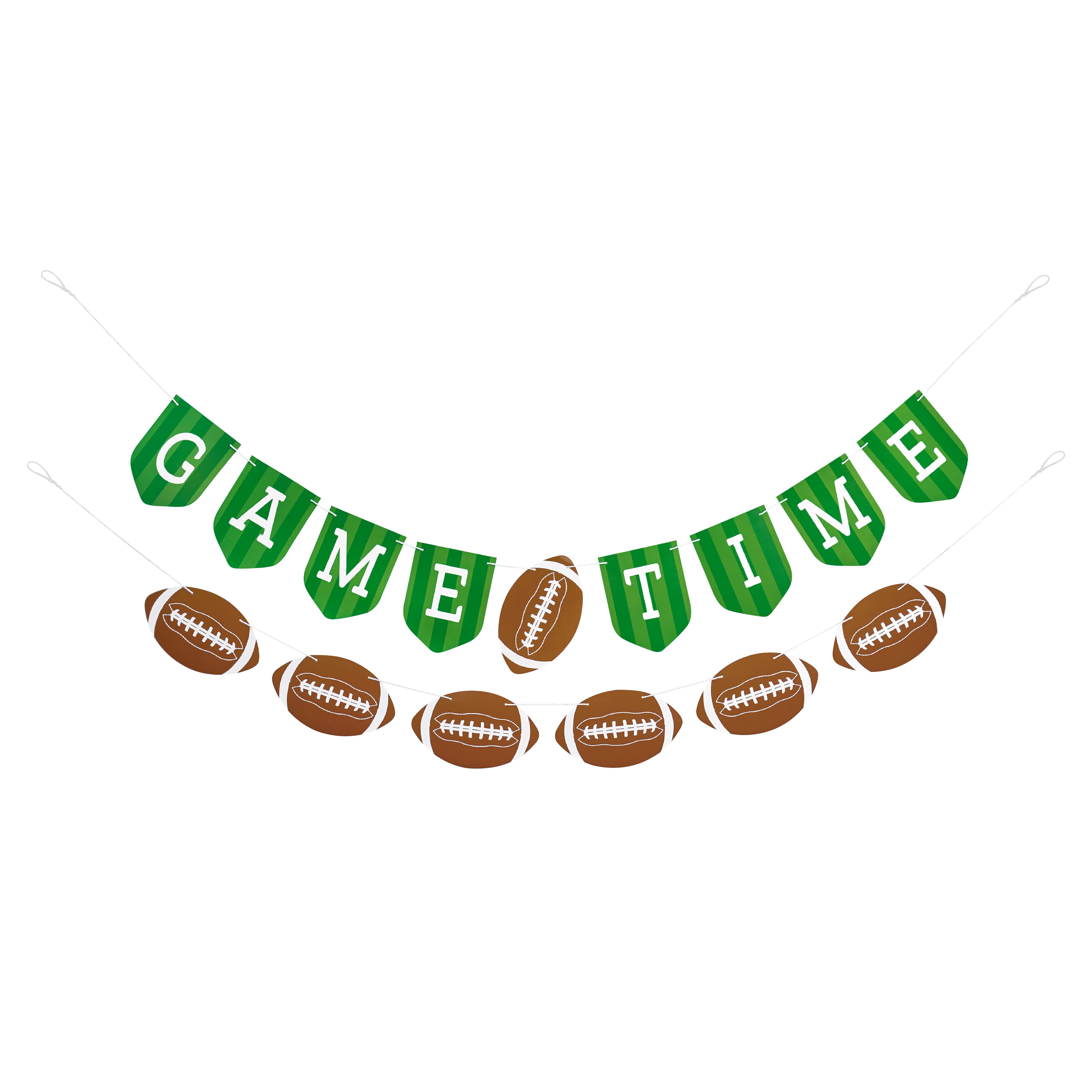 12 Pack: 5ft. Game Time Football Banner Set by Celebrate It™