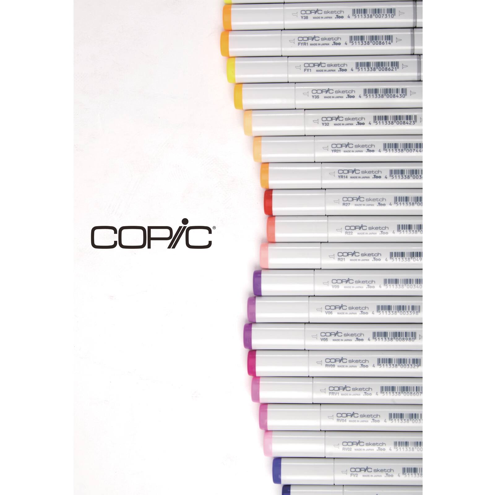 Copic® Classic Marker Set, 72 Color Set B