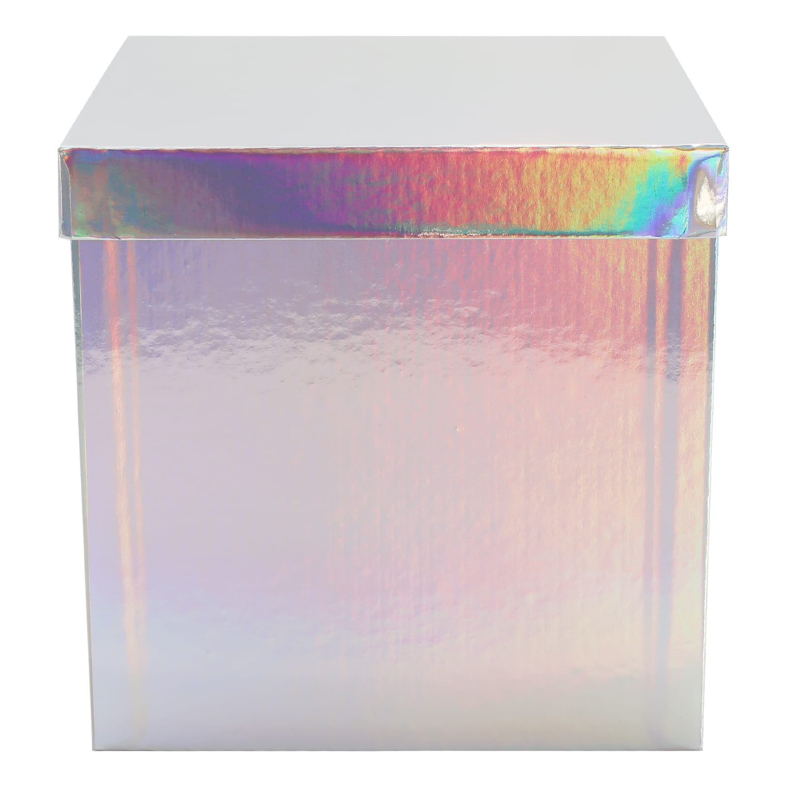 Large Silver Holographic Box by Celebrate It&#x2122;