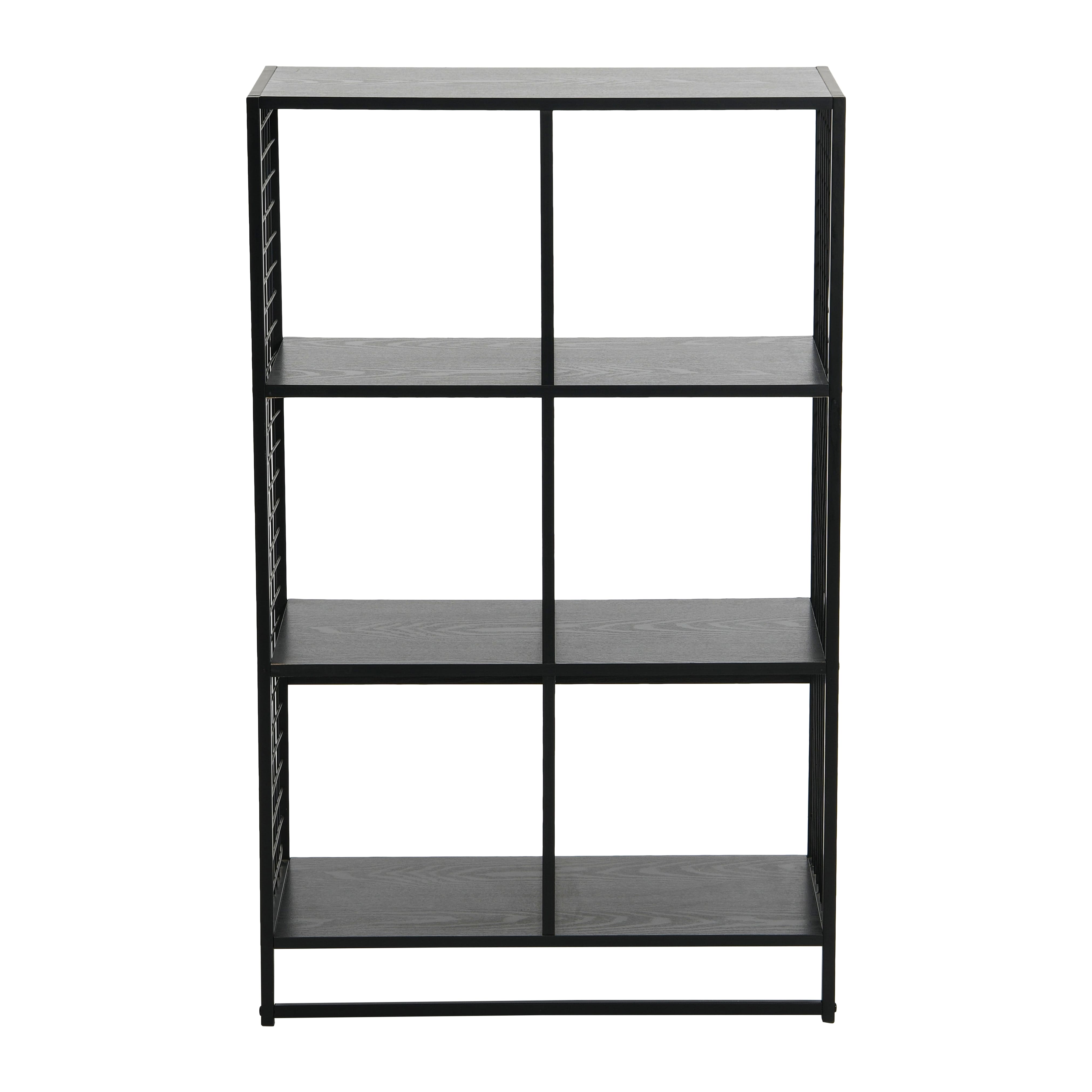 Household Essentials Trellis 6 Compartment Storage Bookshelf