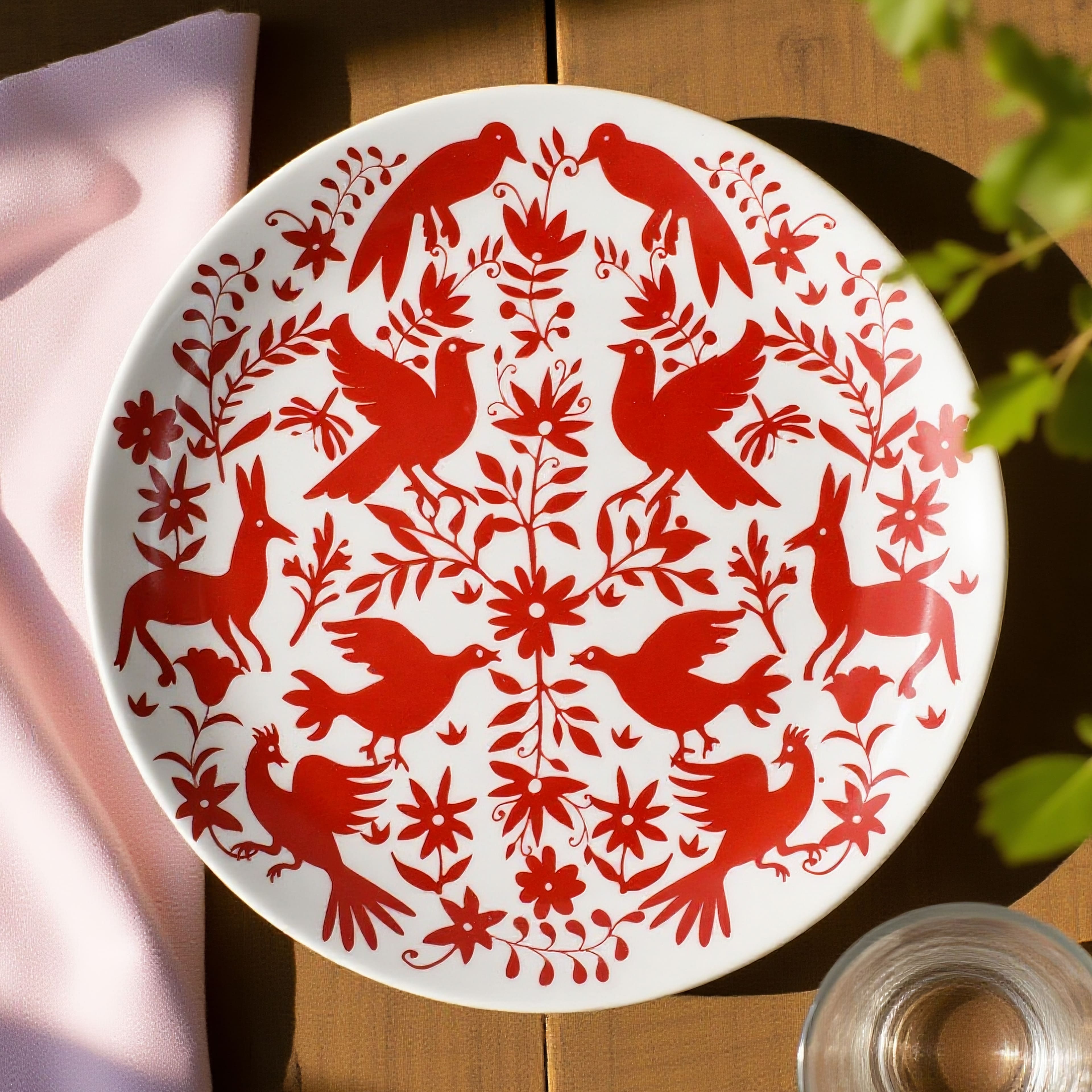 7&#x22; Red Ceramic Plate from Ashland&#xAE;