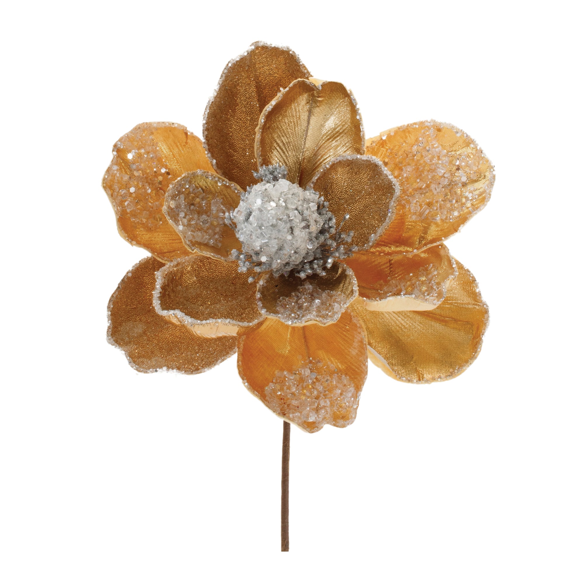 28&#x22; Beaded Velvet Magnolia Flower Stems, 2ct.