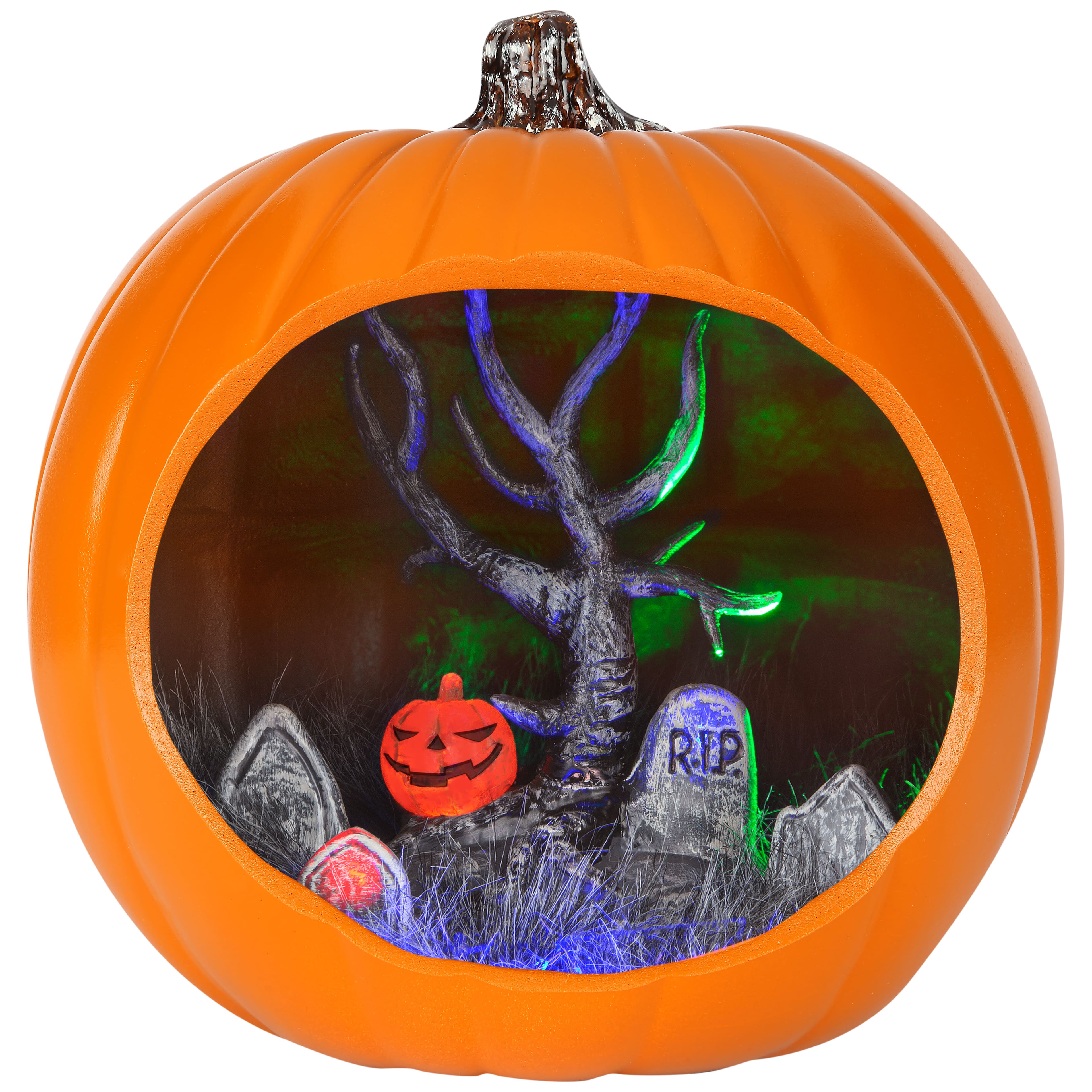 9" Orange Diorama Pumpkin by Ashland®