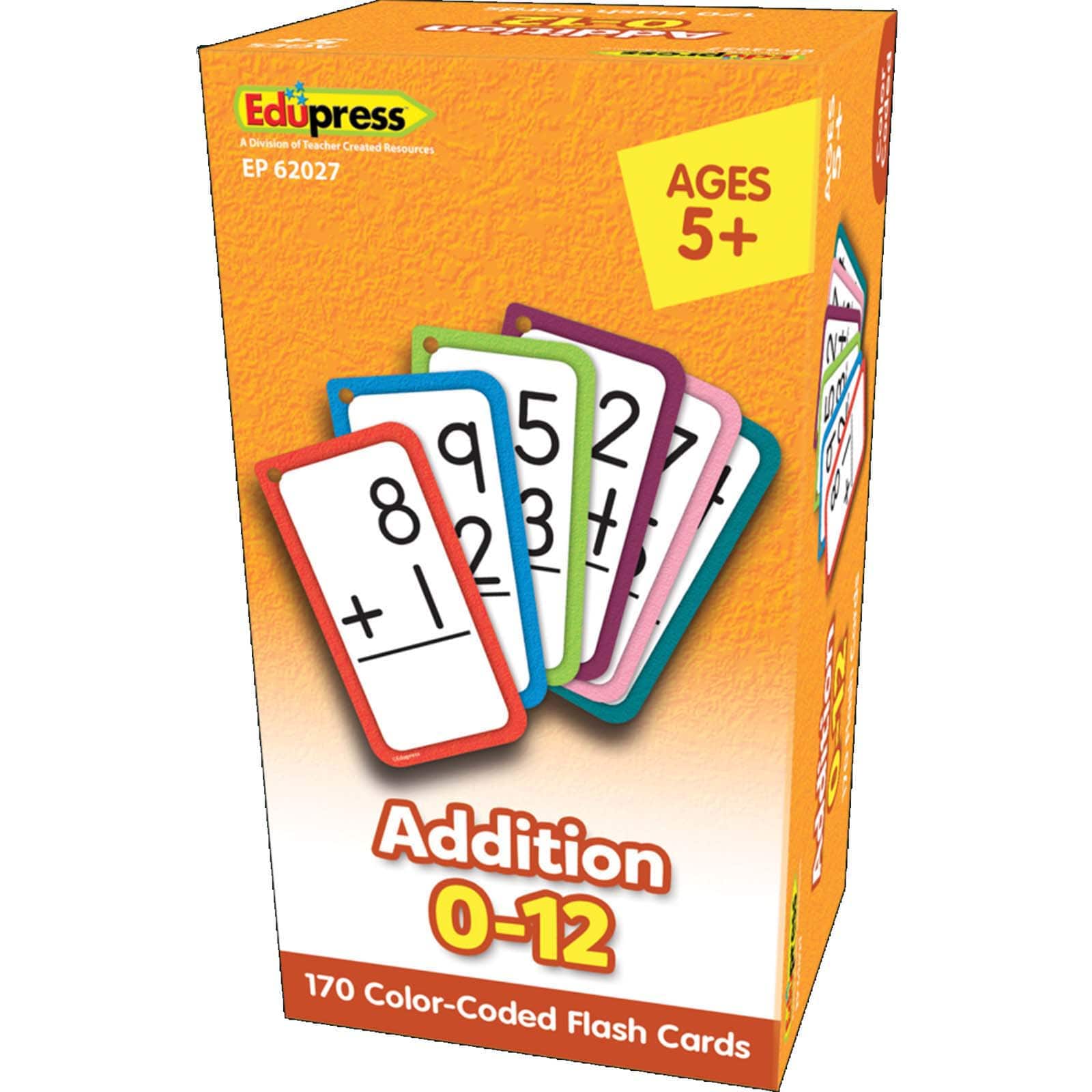 Edupress&#x2122; Addition All Facts 0-12 Flash Cards