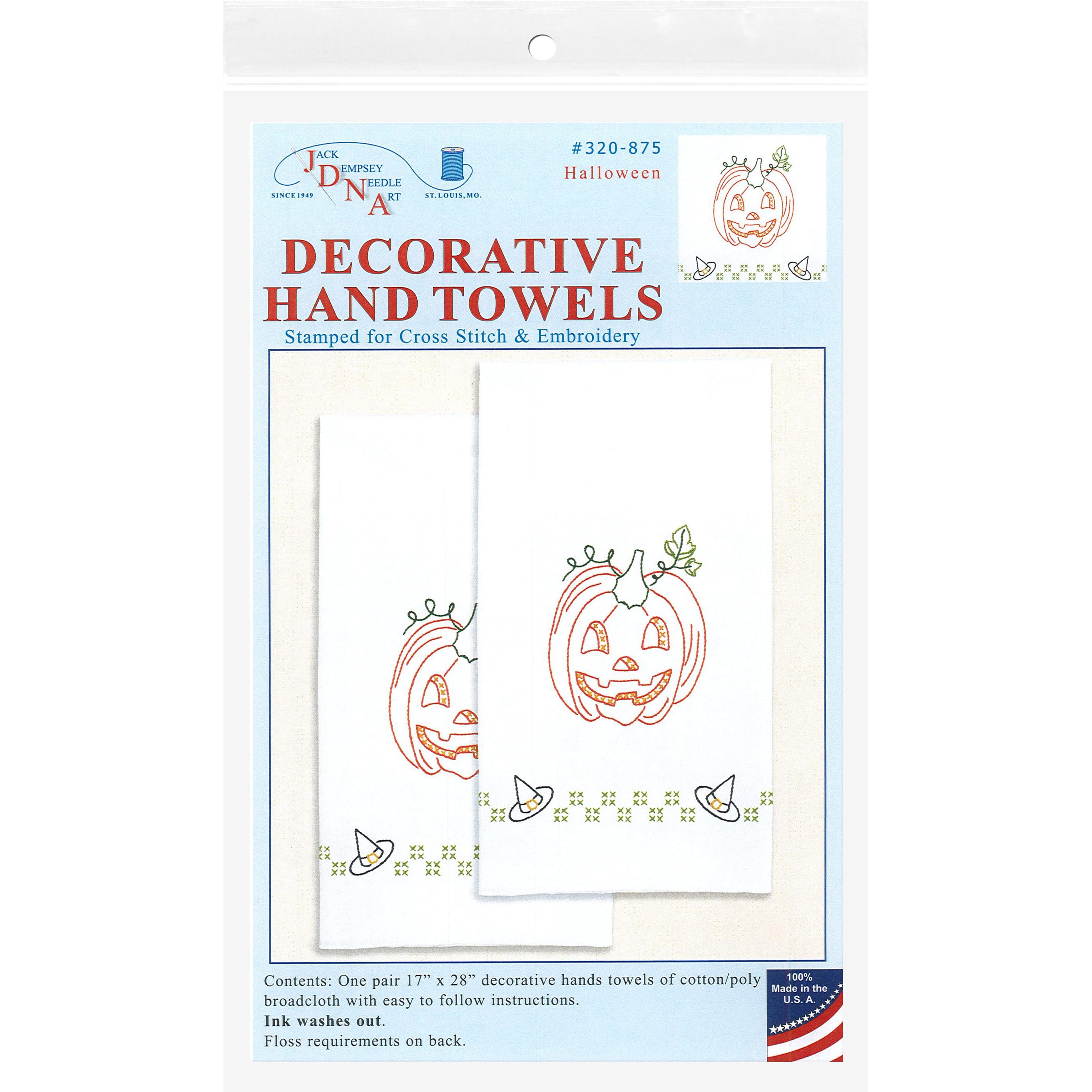 Jack Dempsey Halloween Decorative Hand Towel Set
