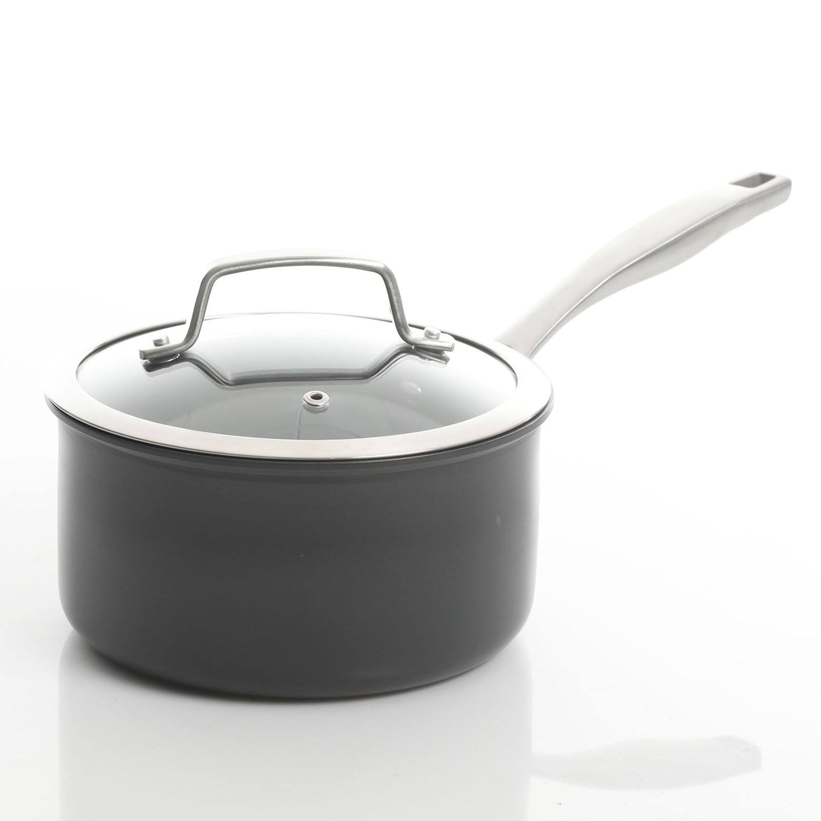 Kenmore® Pro Arbor Heights 10-Piece Black Nonstick Aluminum Cookware Set