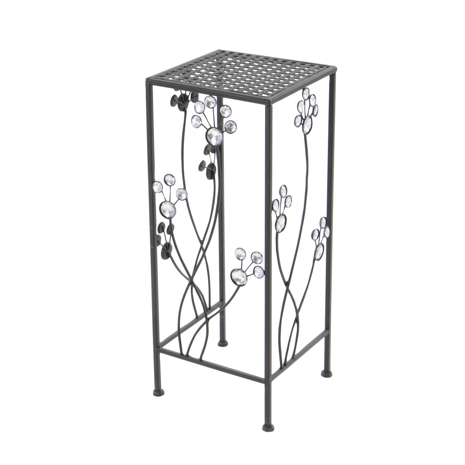 Black Metal Traditional Plantstand Set
