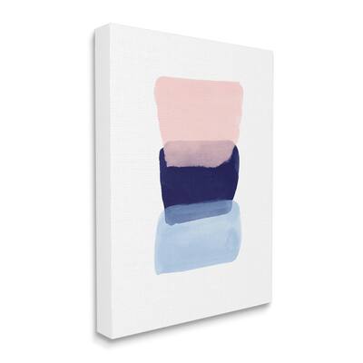 Stupell Industries Layered Squares Abstract Sides Blue Pink Canvas Wall Art | 30" x 40" | Michaels®