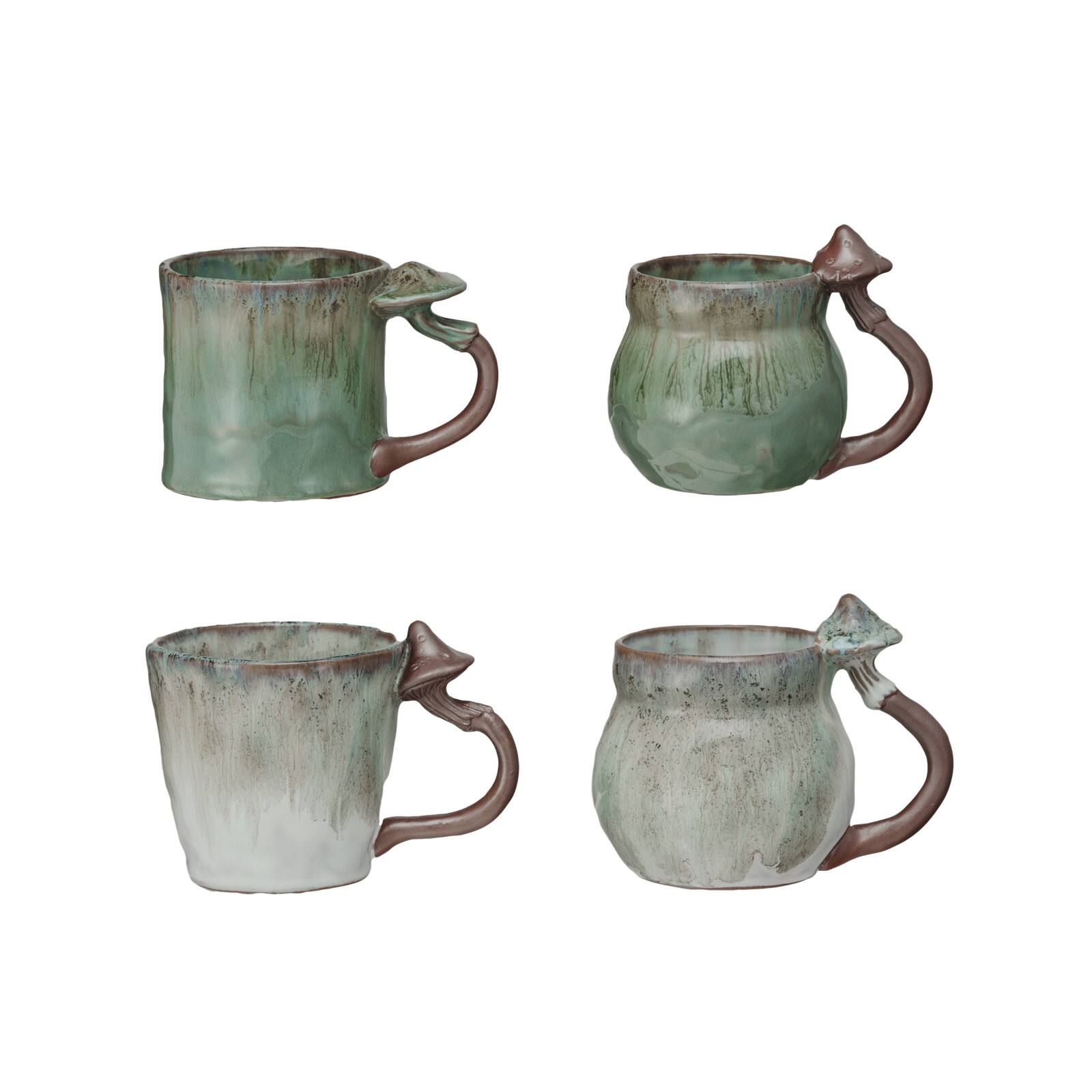 Hello Honey 14oz. Enchanted Mushroom Stoneware Mugs, 4ct.