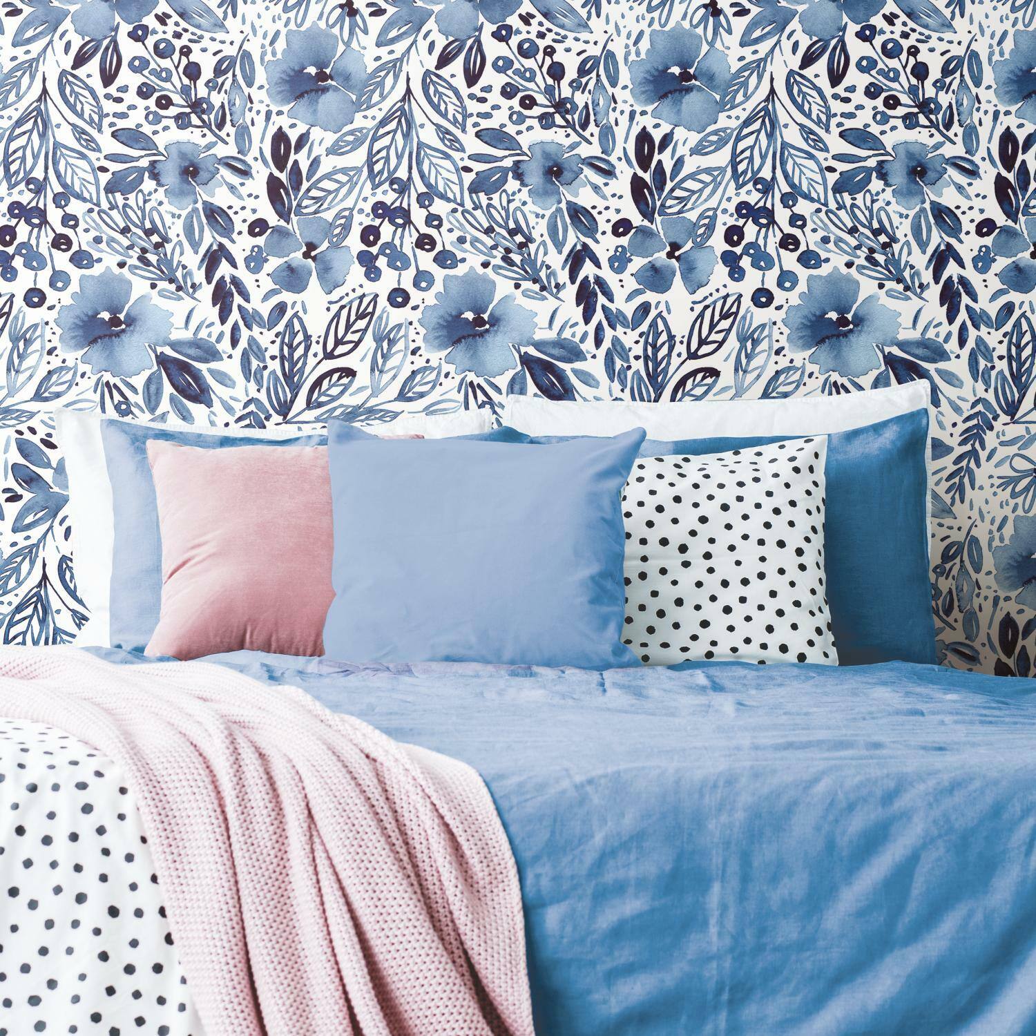RoomMates Clara Jean April Showers Peel &#x26; Stick Wallpaper