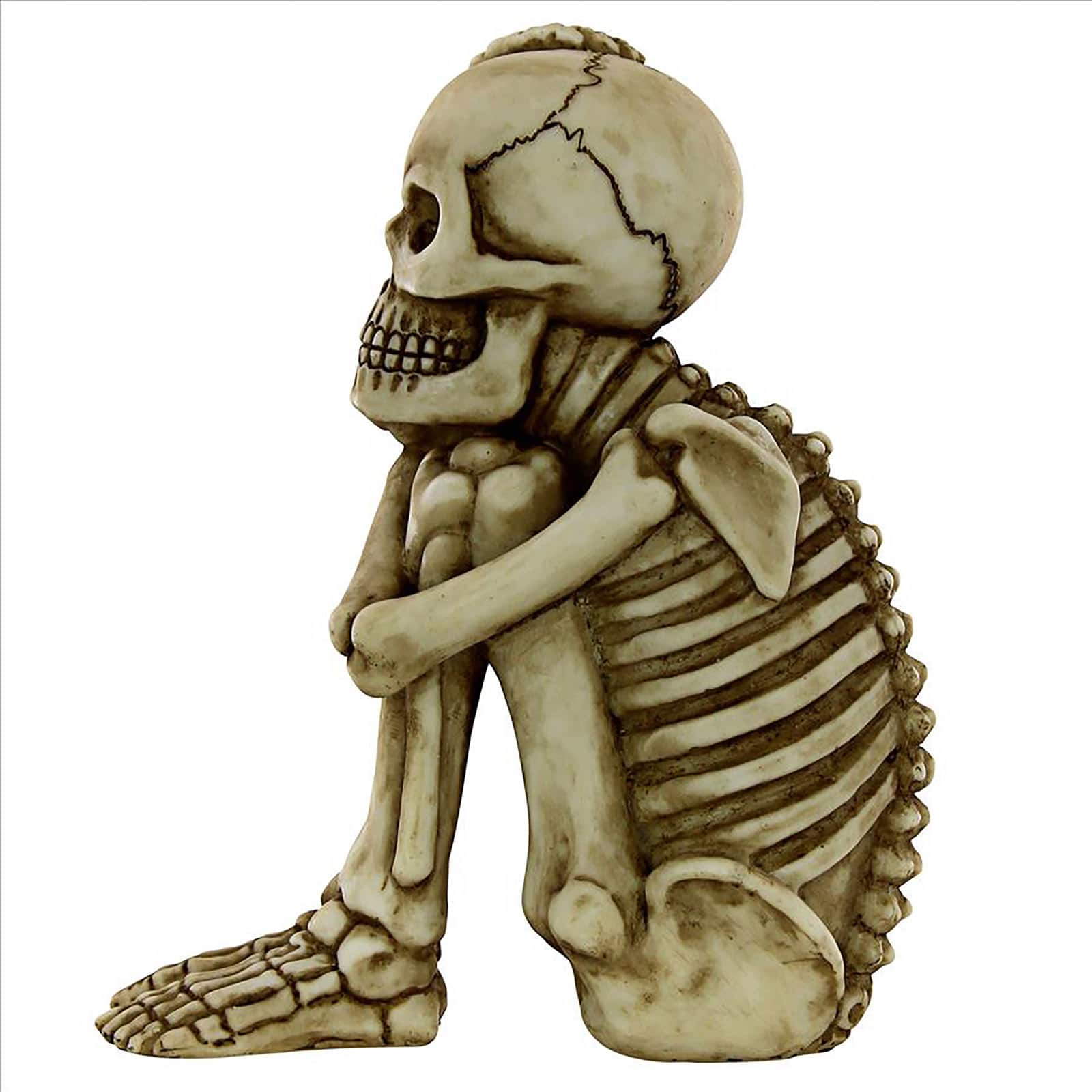 Design Toscano Mr. Bone Jangles Skeleton Sitter Statues, 2ct.