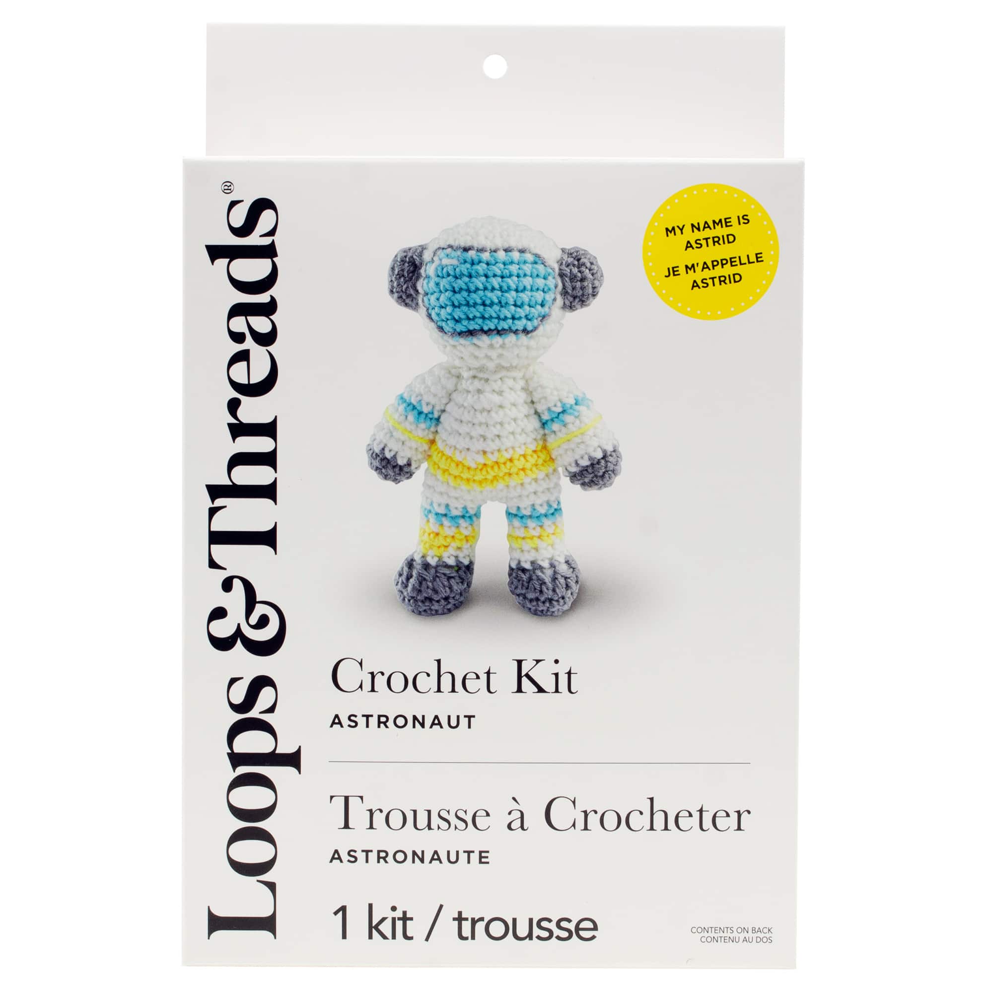 Intermediate Astronaut Amigurumi Crochet Kit by Loops &#x26; Threads&#xAE;