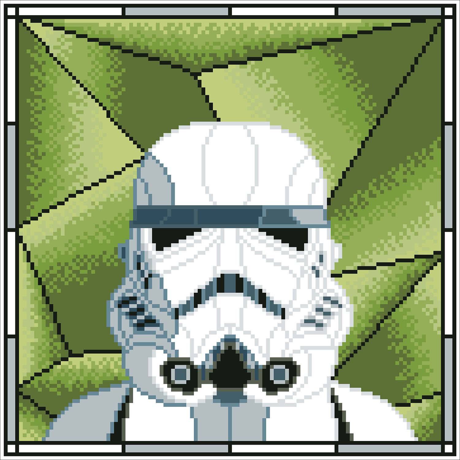 Camelot® Dots Stormtrooper Stained Glass Diamond Painting Kit
