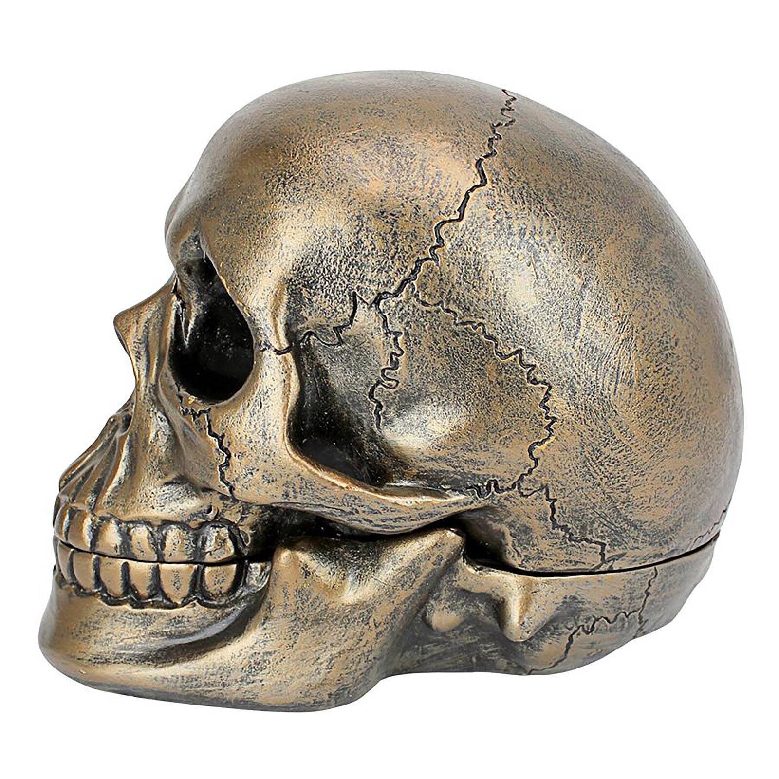 Design Toscano 6.5" Memento Mori Skull Clock