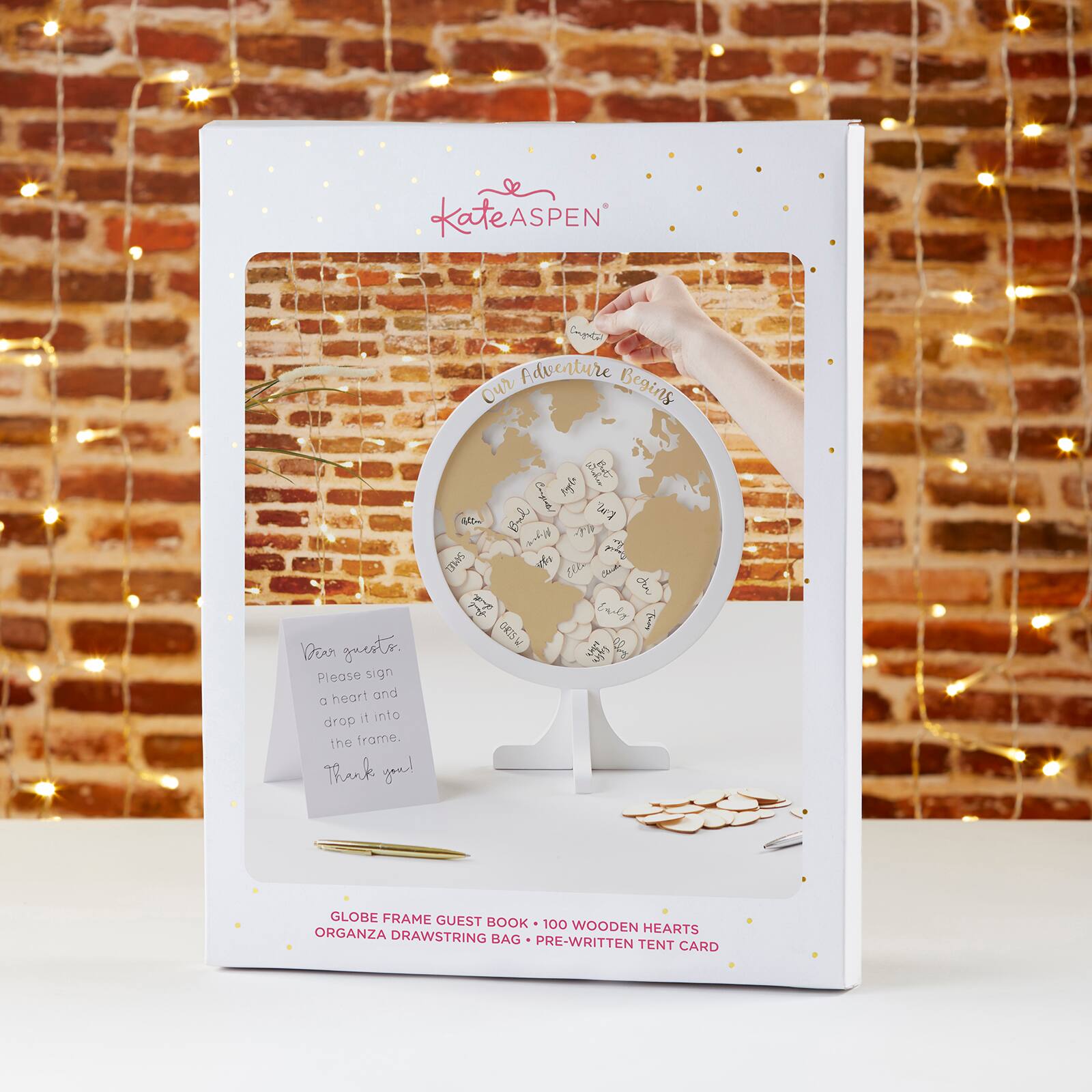 Kate Aspen® Globe Wedding Guest Book Alternative