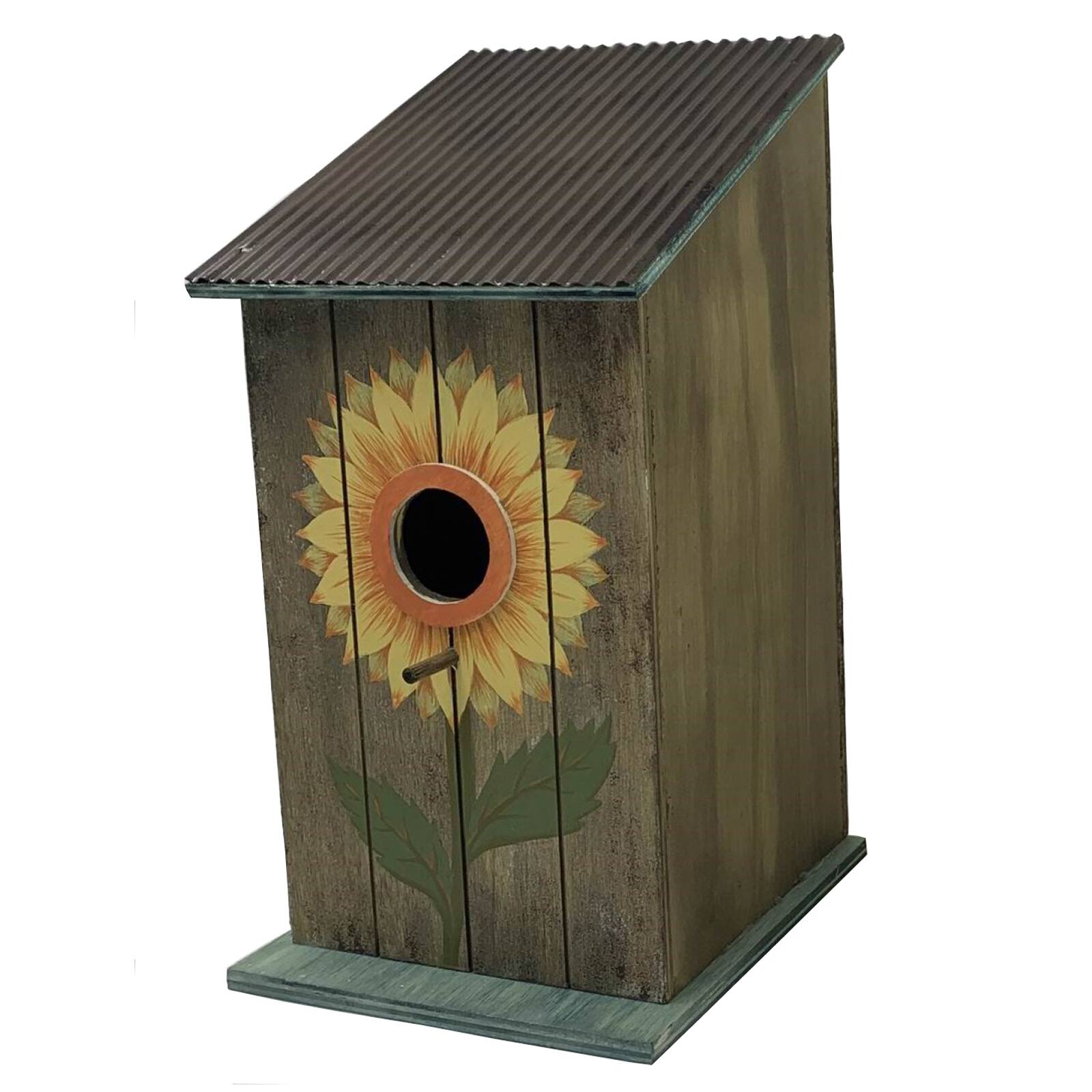 Santa&#x27;s Workshop 12&#x22; Sunflower Bird House