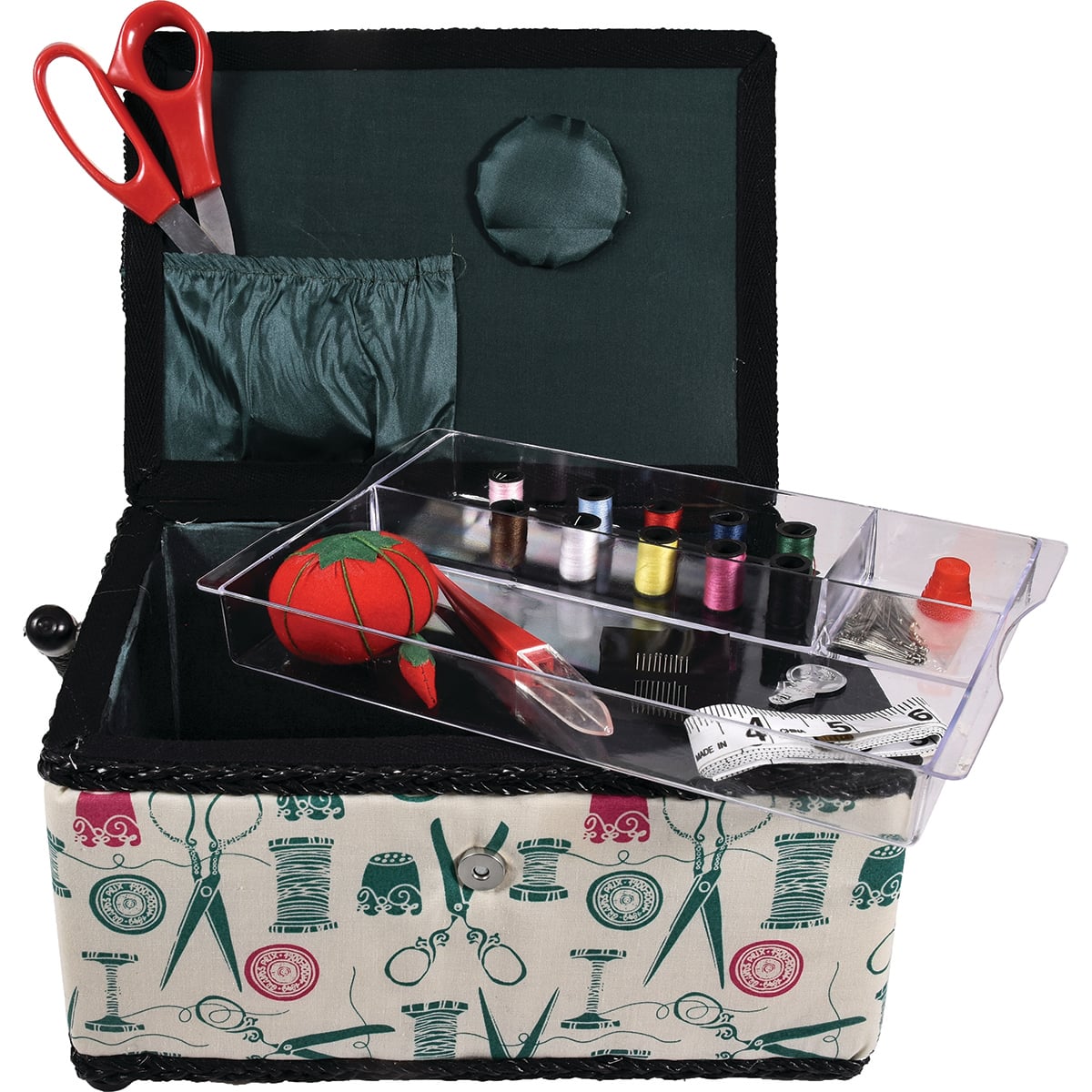 SINGER&#xAE; Vintage Spools Pattern Sewing Basket Kit