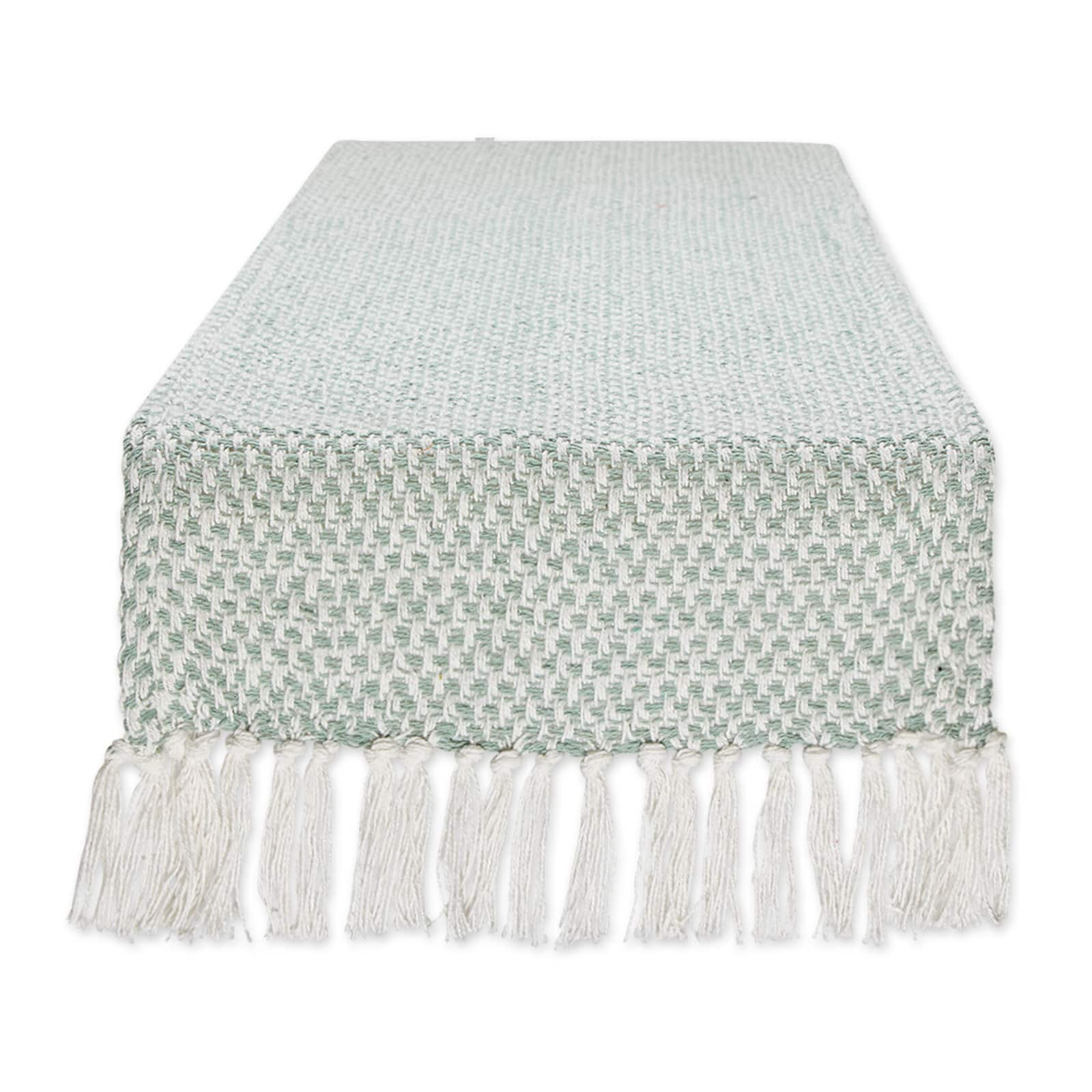 DII Artichoke Woven Table Runner 15X72