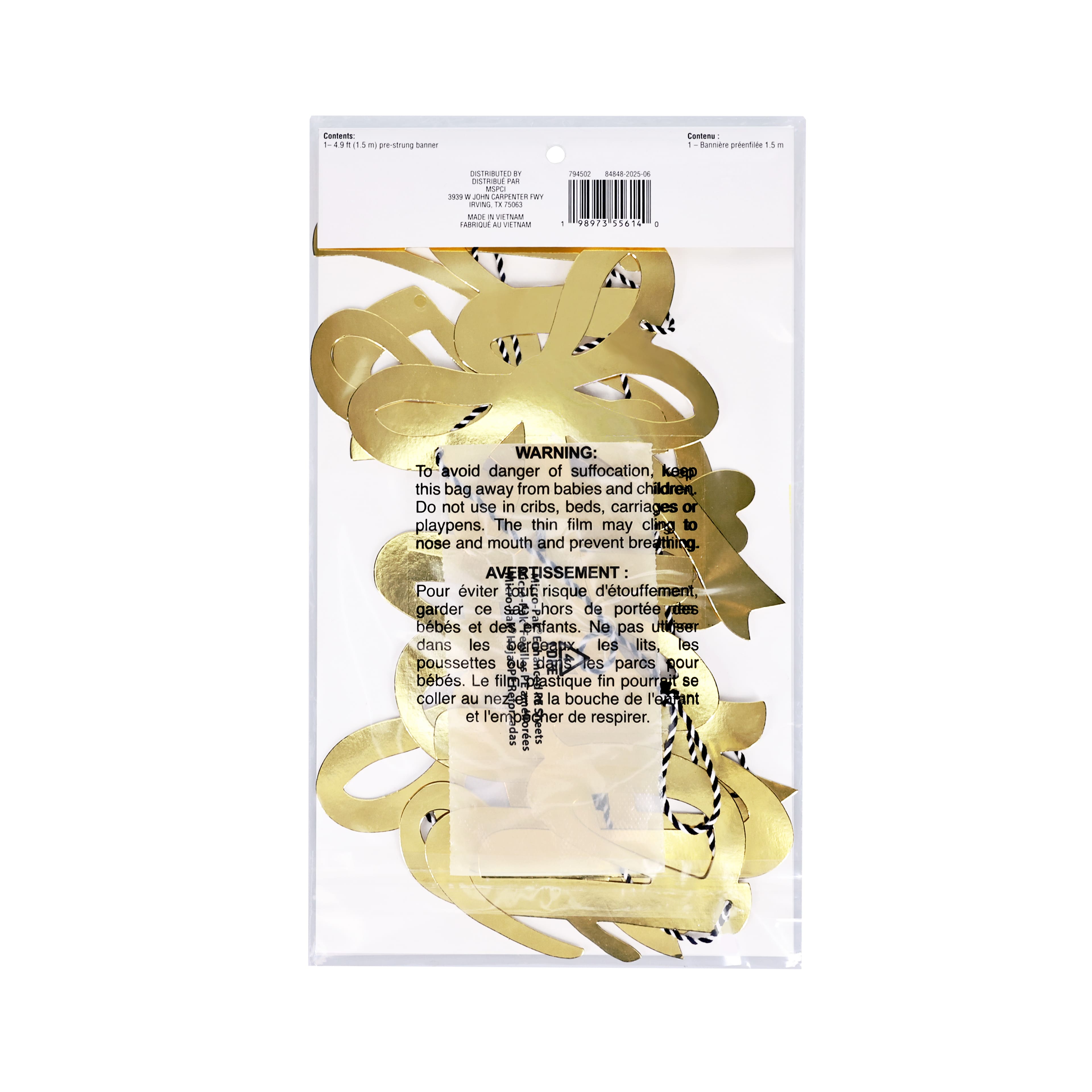 12 Pack: 5ft. Tying the Knot Banner by Celebrate It™