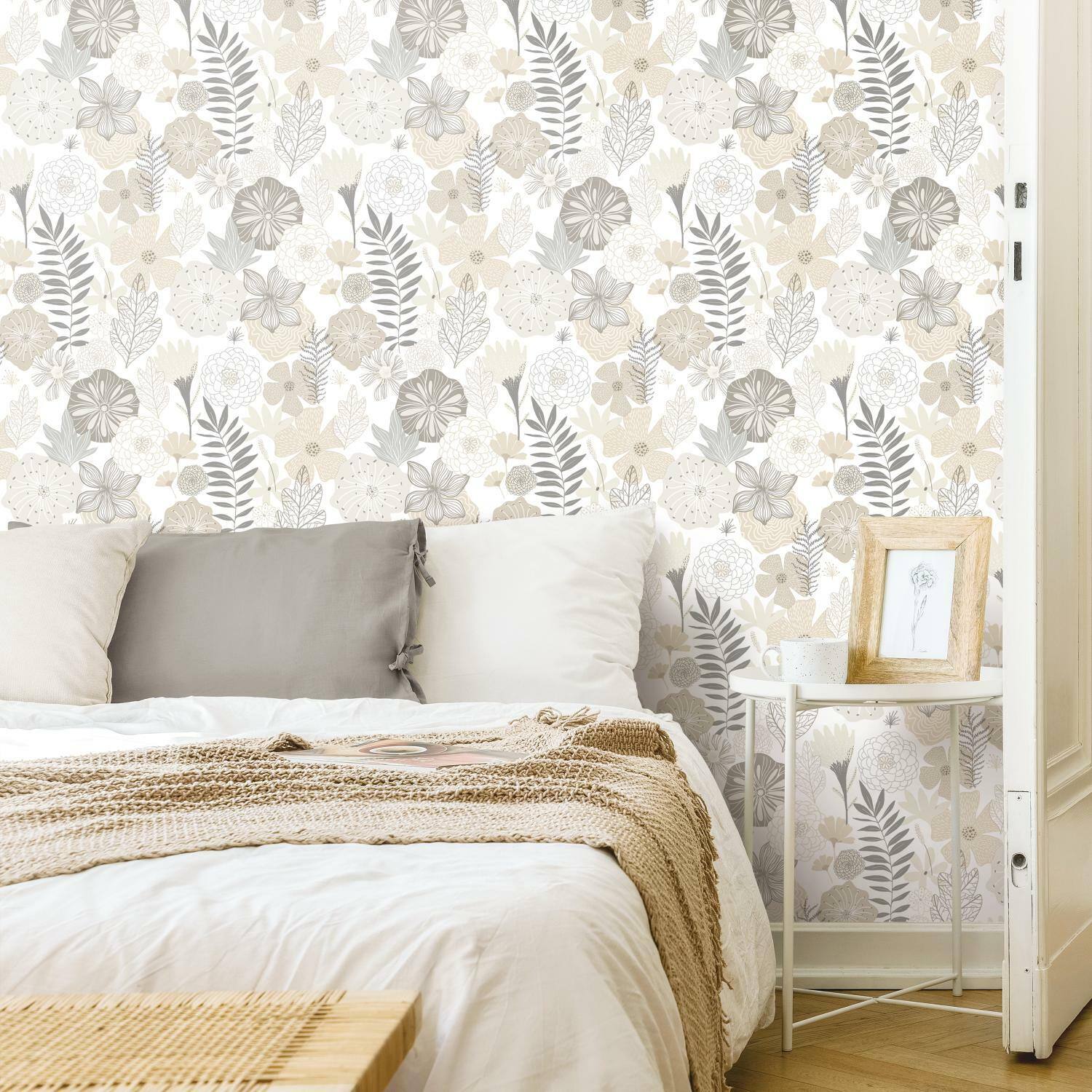 RoomMates Perennial Blooms Peel & Stick Wallpaper