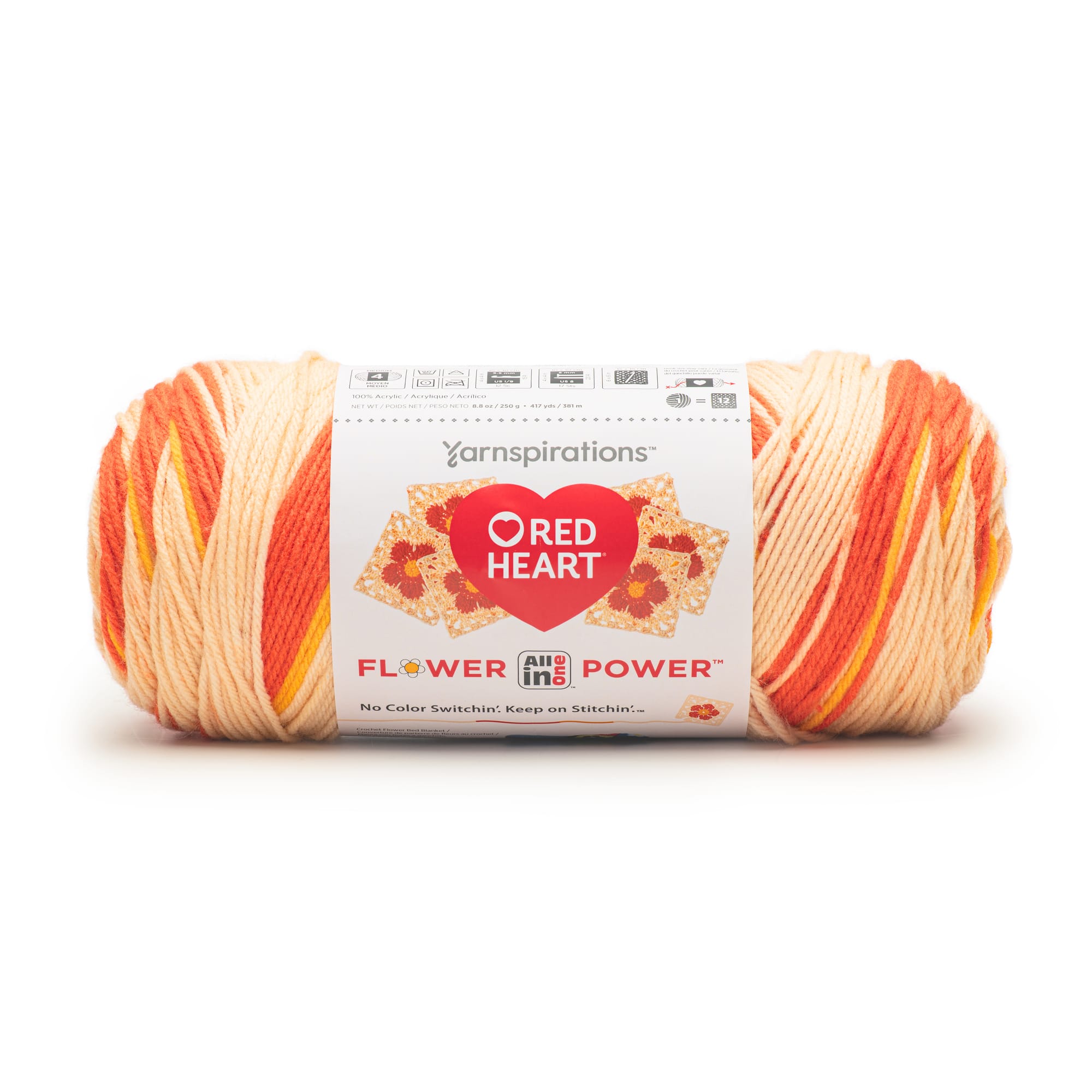 3 Pack Red Heart® All In One Flower Power™ Yarn